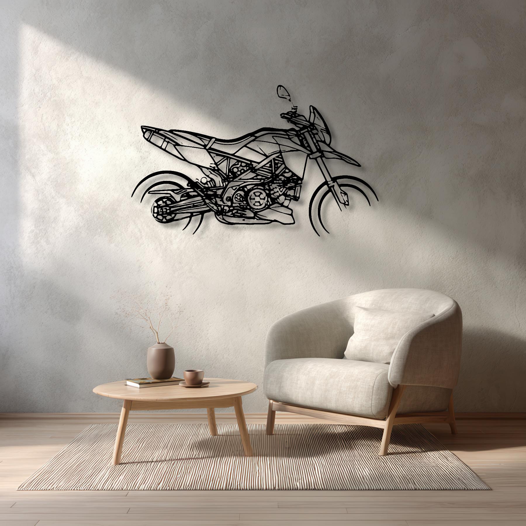 SMV 1200 2011 Silhouette Metal Wall Art