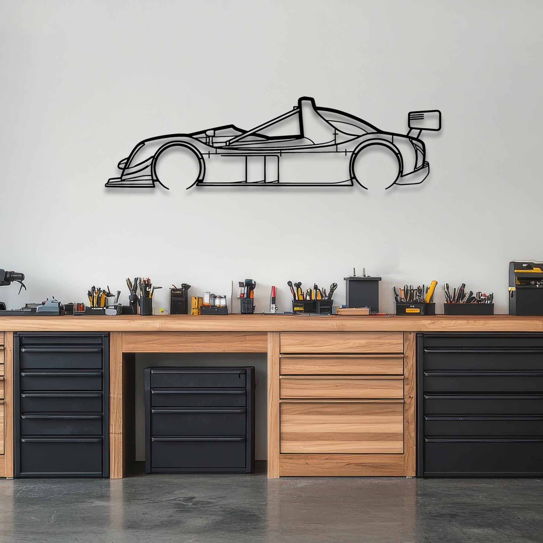 SR8 Detailed Silhouette Metal Wall Art