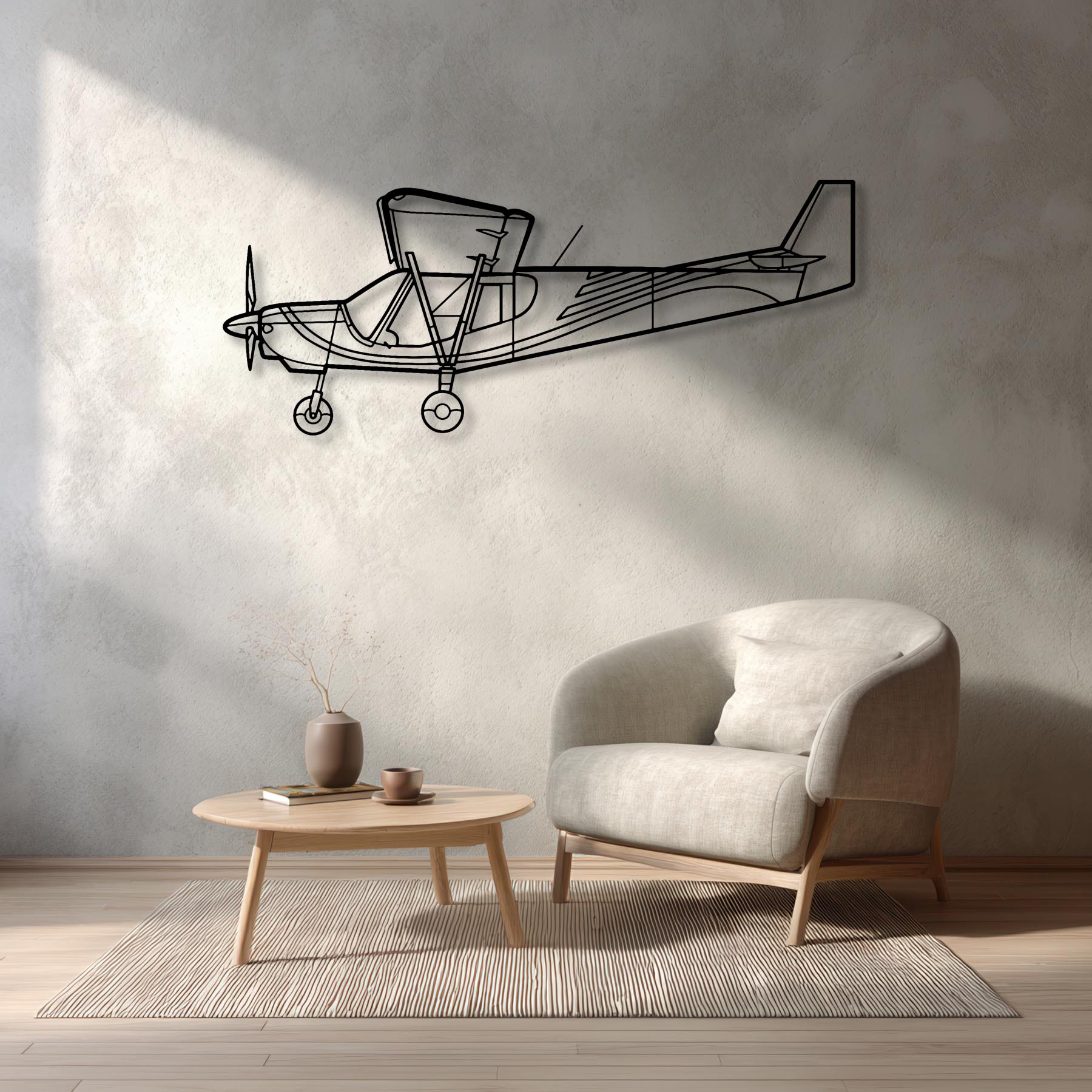 STOL CH 750 Metal Aircraft Wall Art - NCP0298