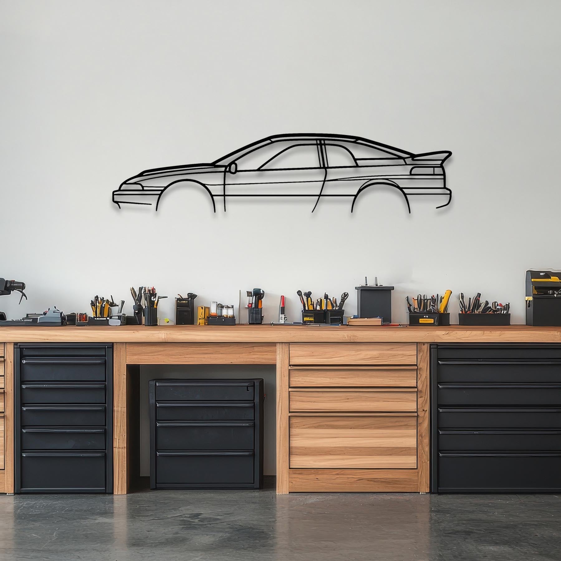 SVX Classic Silhouette Metal Wall Art