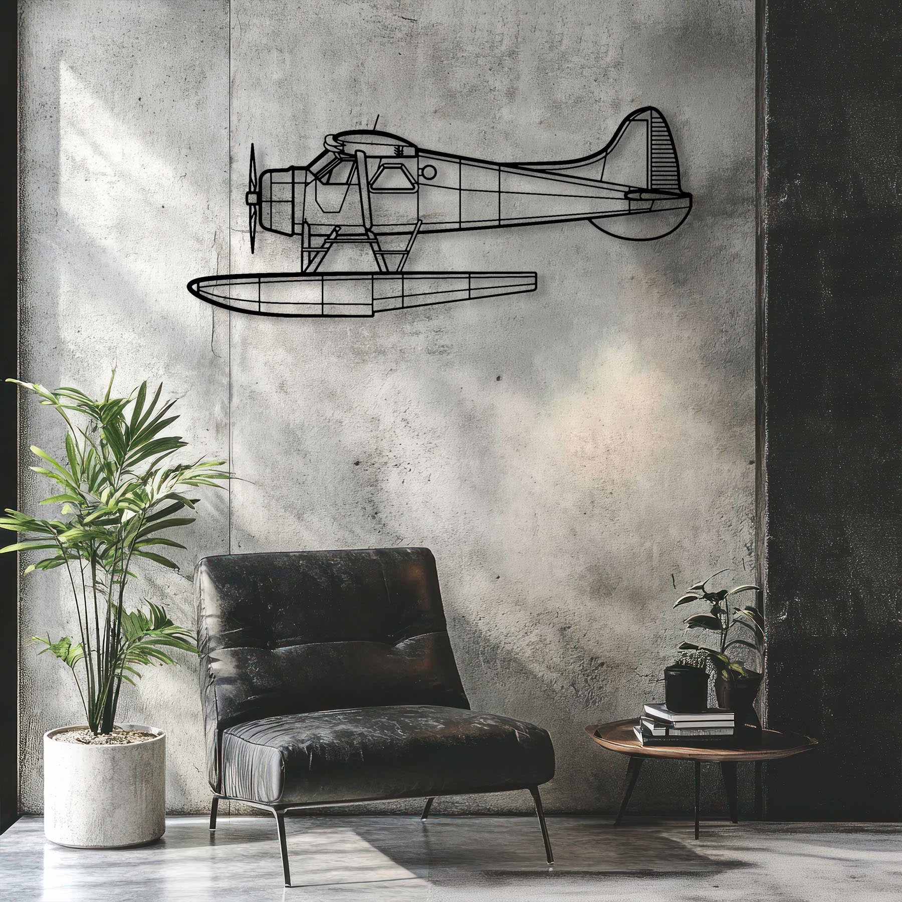 SZD-56 Angle Metal Aircraft Wall Art - NCP0601