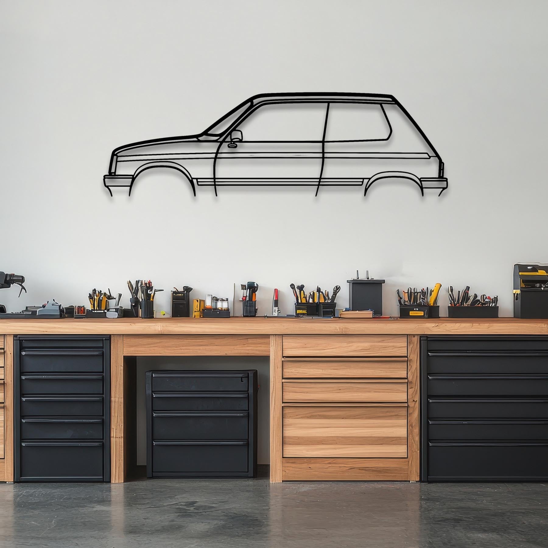 Samba 1982 Classic Silhouette Metal Wall Art