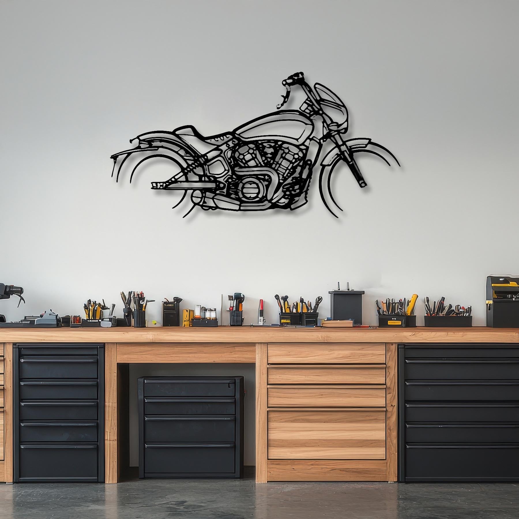 Scout Rogue 2022 Silhouette Metal Wall Art