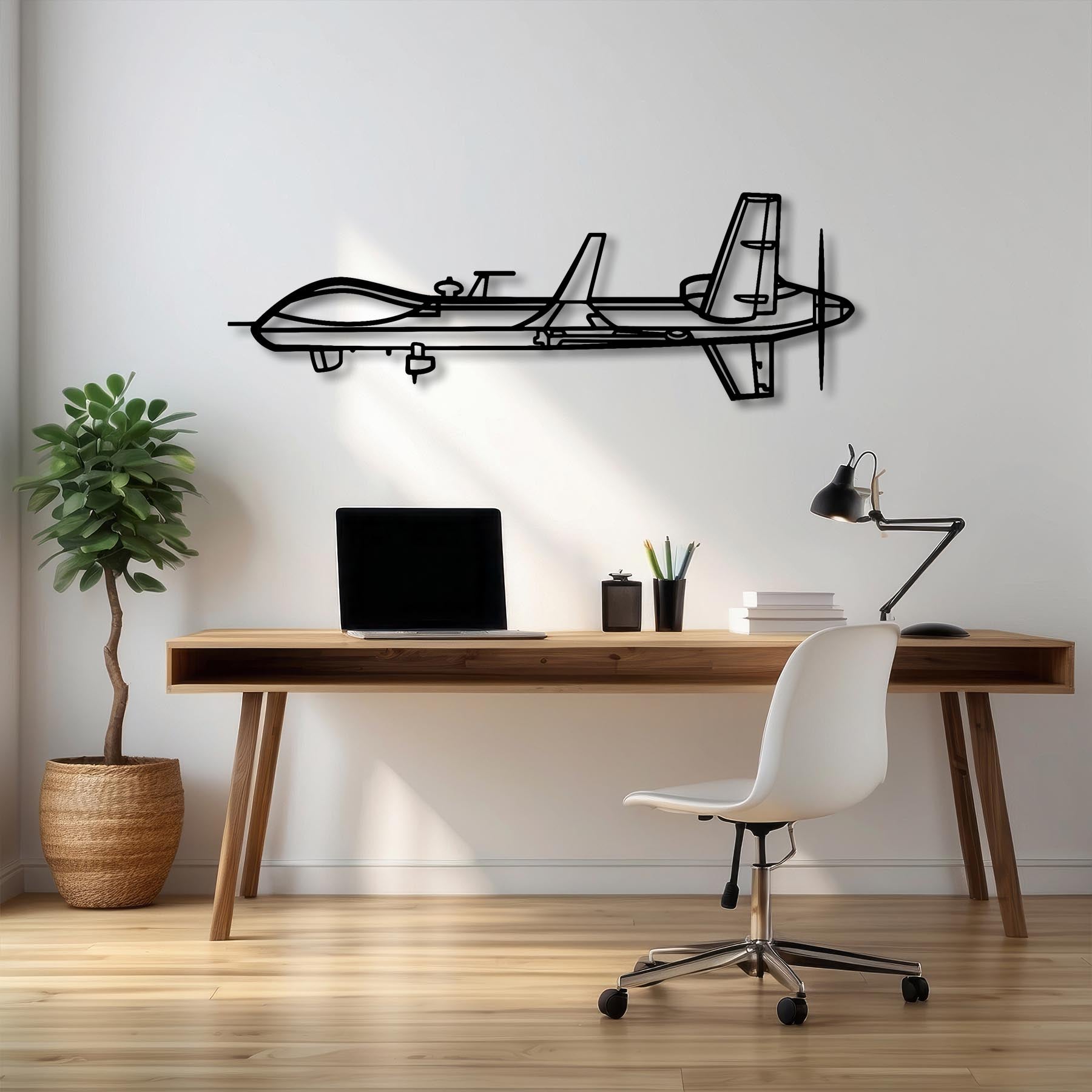 Sierra C24R Metal Aircraft Wall Art - NCP0396