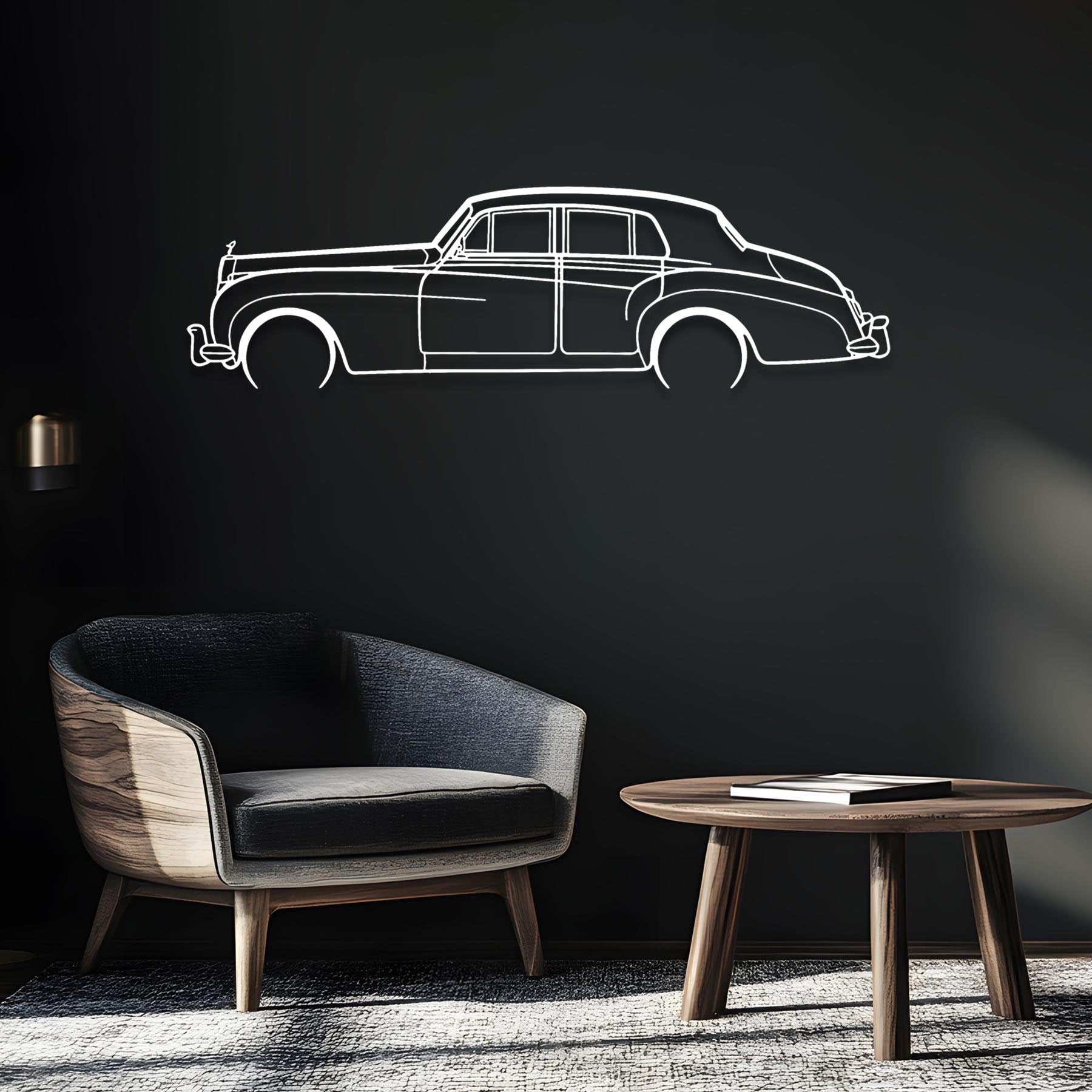 Silver Cloud 2 Detailed Silhouette Metal Wall Art