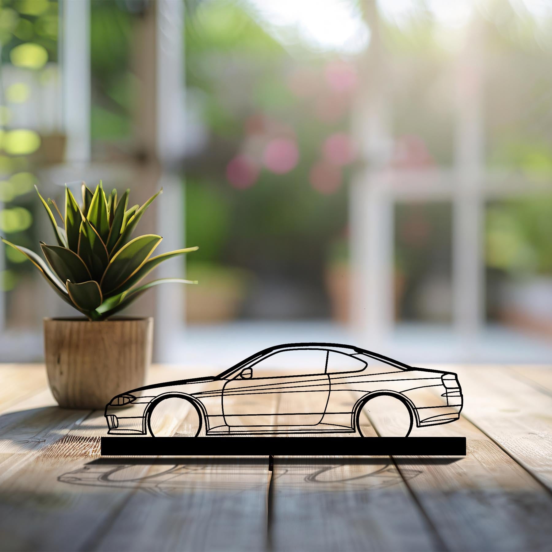 Silvia s15 Silhouette Metal Art Stand