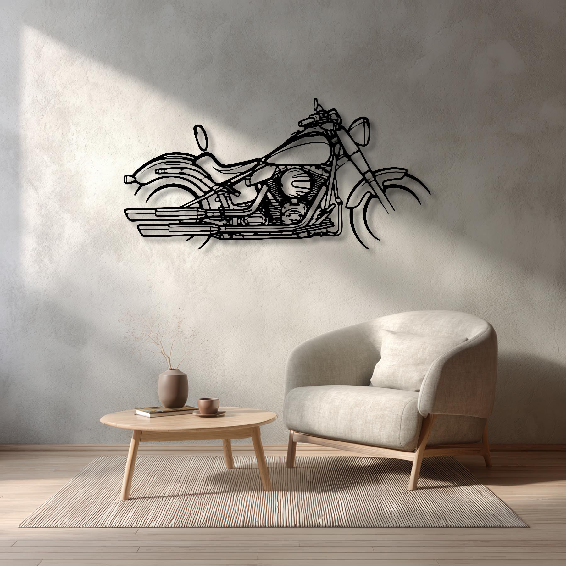 Softail Slim S 2017 Silhouette Metal Wall Art