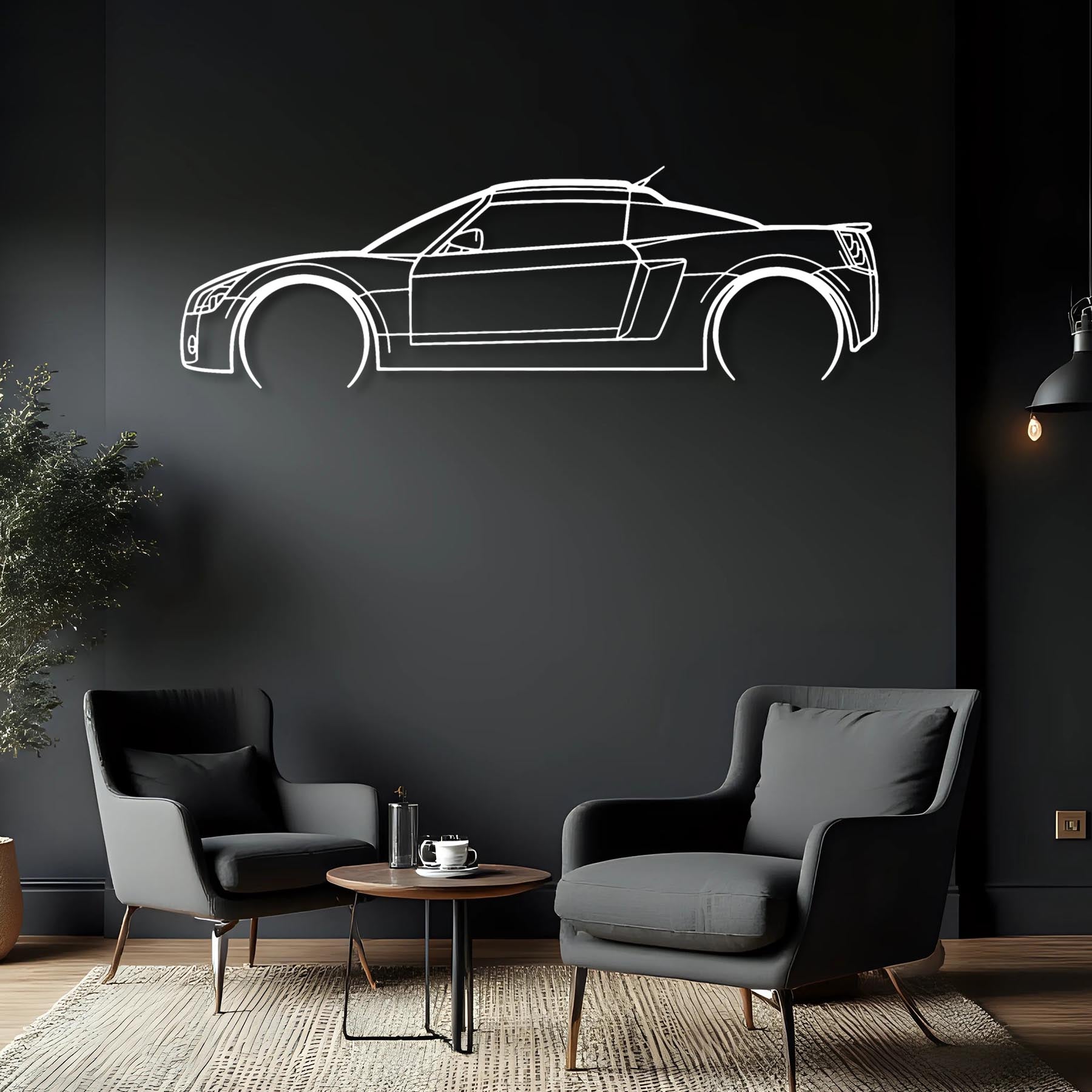 Speedster 2.2 2004 Detailed Silhouette Metal Wall Art