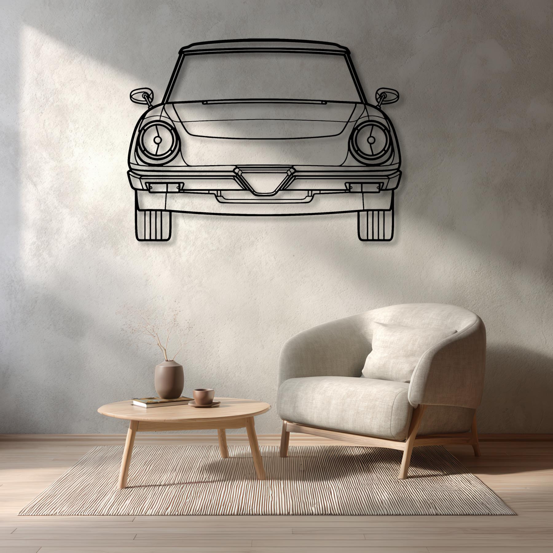 Spider 1984 Front Silhouette Metal Wall Art