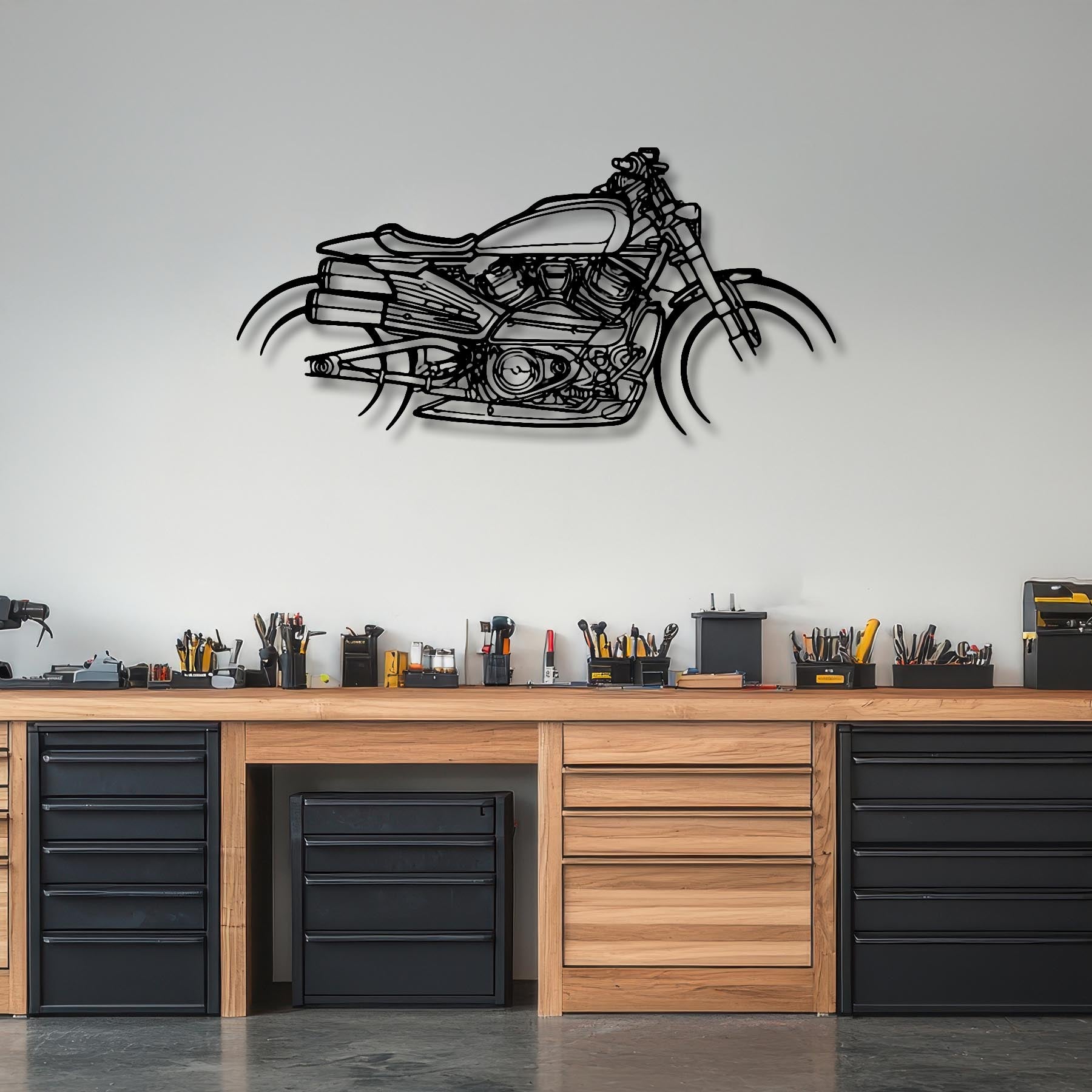 Sportster S 2023 Silhouette Metal Wall Art
