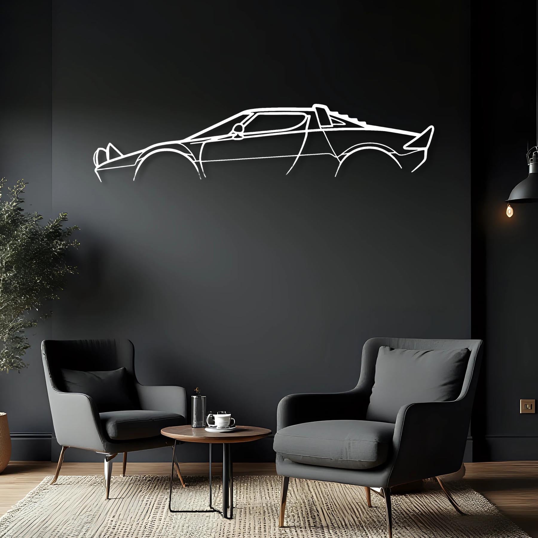Stratos Classic Metal Silhouette Wall Art