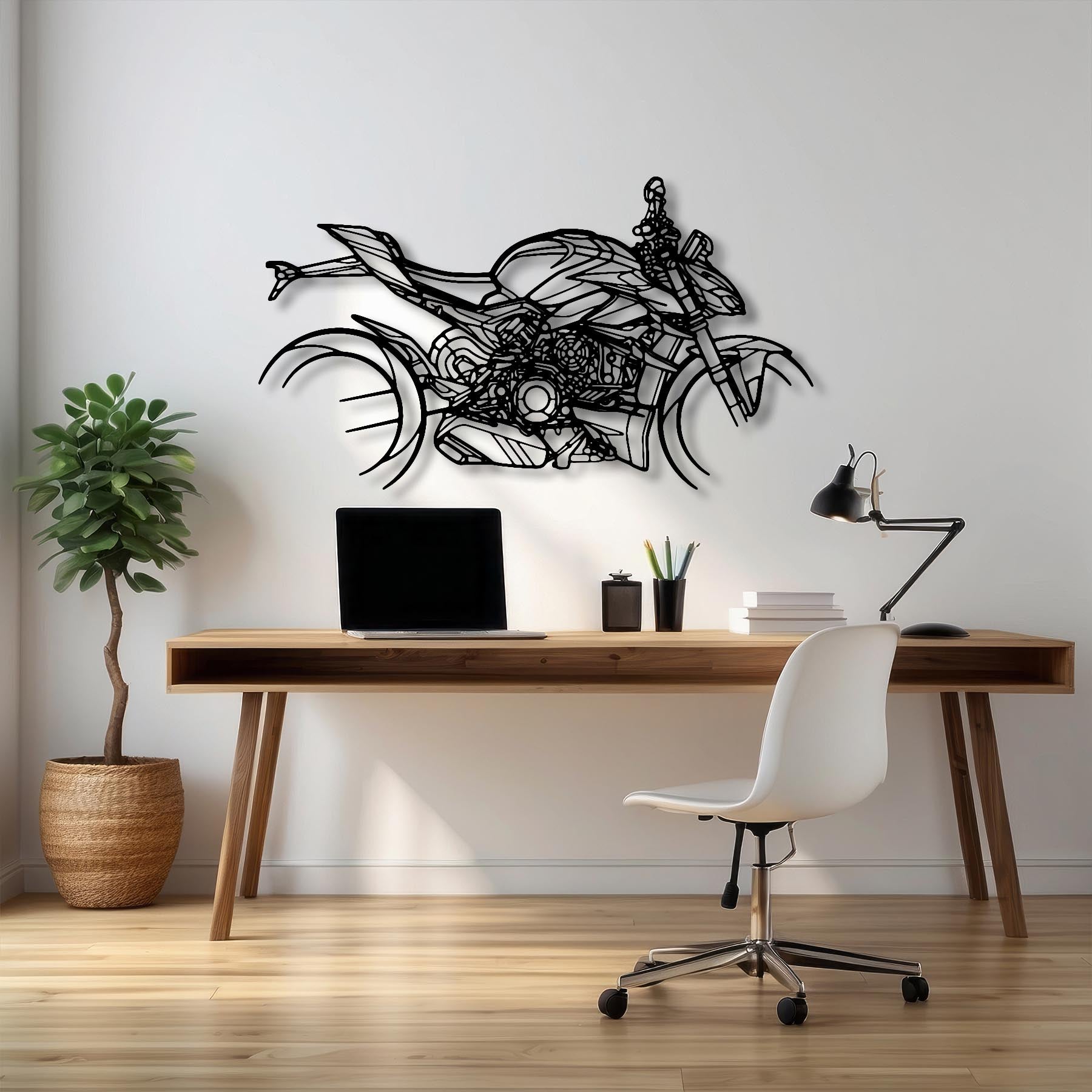 Street Fighter V4S 2022 Silhouette Metal Wall Art