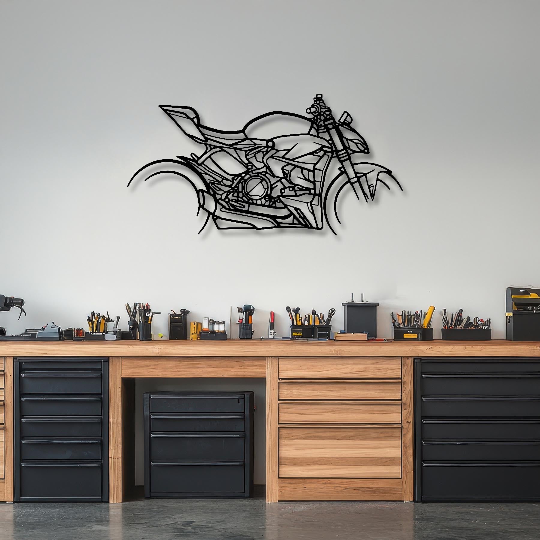 Streetfighter v2 2023 Silhouette Metal Wall Art