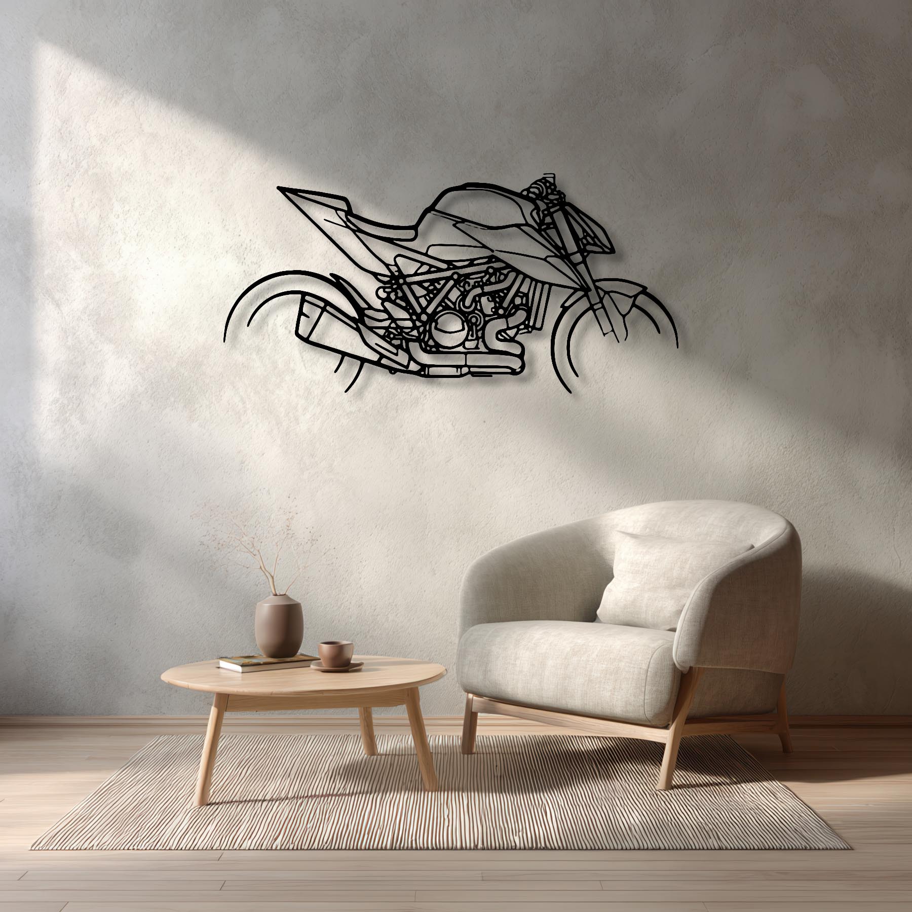 Super Duke 2021 Silhouette Metal Wall Art