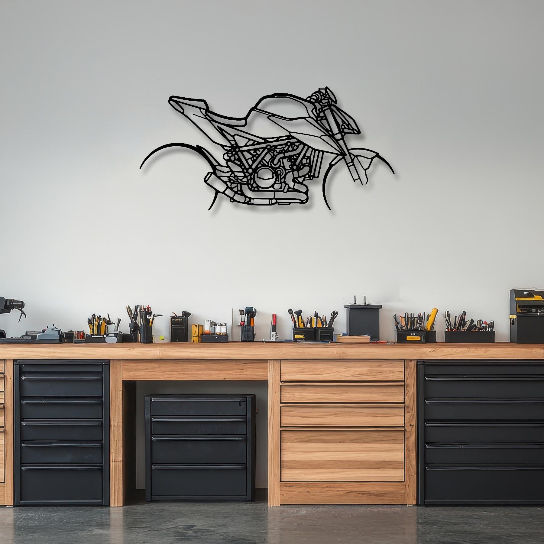 Super Duke R 1290 Silhouette Metal Wall Art