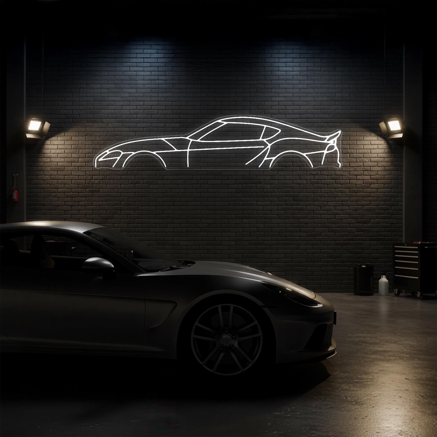 Supra MK5 2021 Neon Silhouette