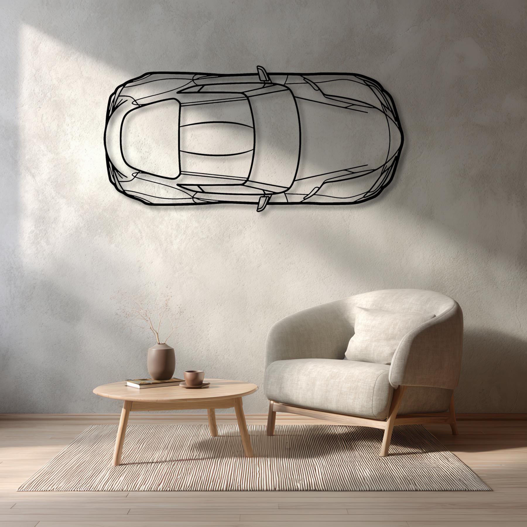Supra MK5 TOP Metal Silhouette Wall Art