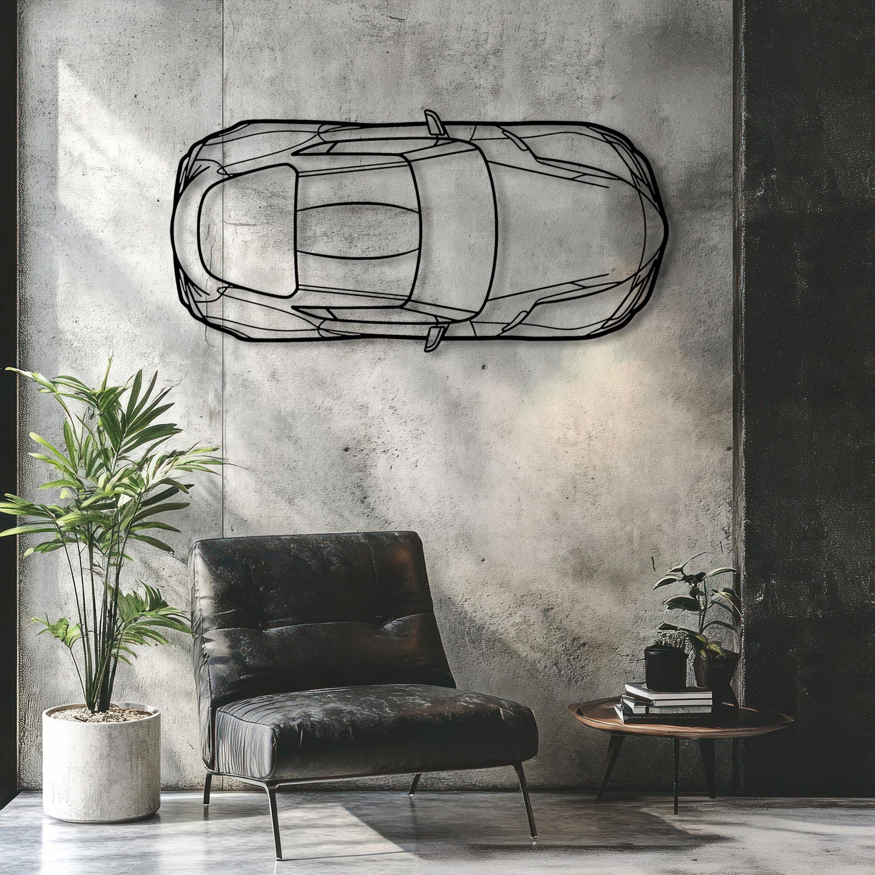 Supra MK5 TOP Metal Silhouette Wall Art
