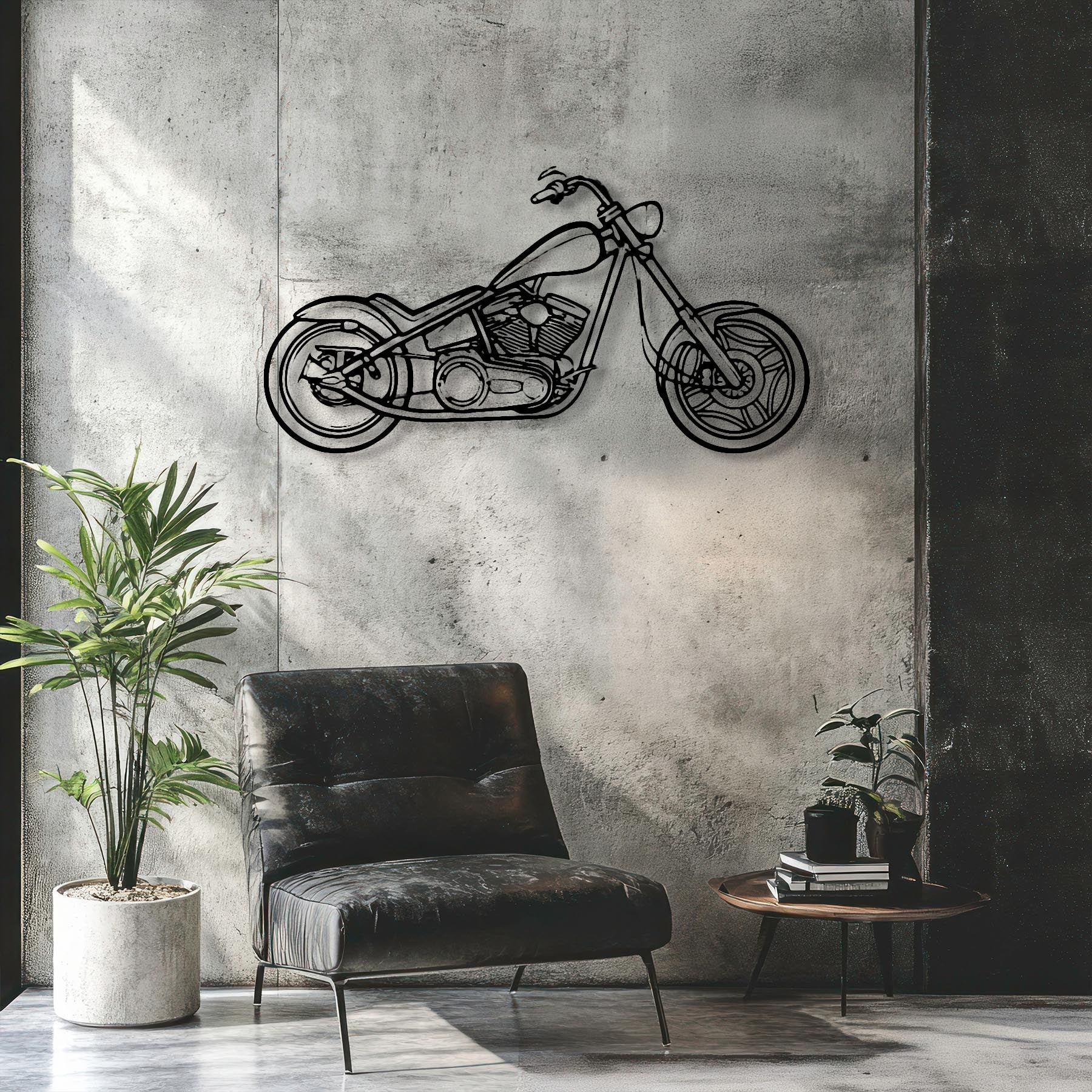 Swift Bar Chopper 2005 Silhouette Metal Wall Art