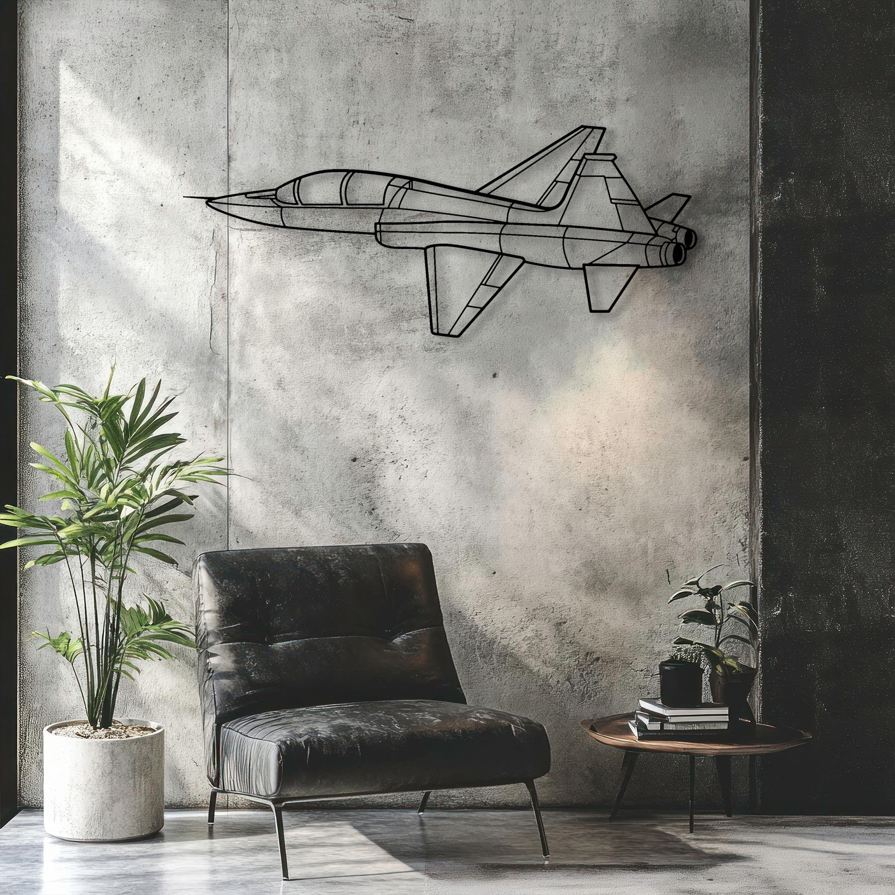 T-38C Talon Angle Metal Aircraft Wall Art - NCP0496
