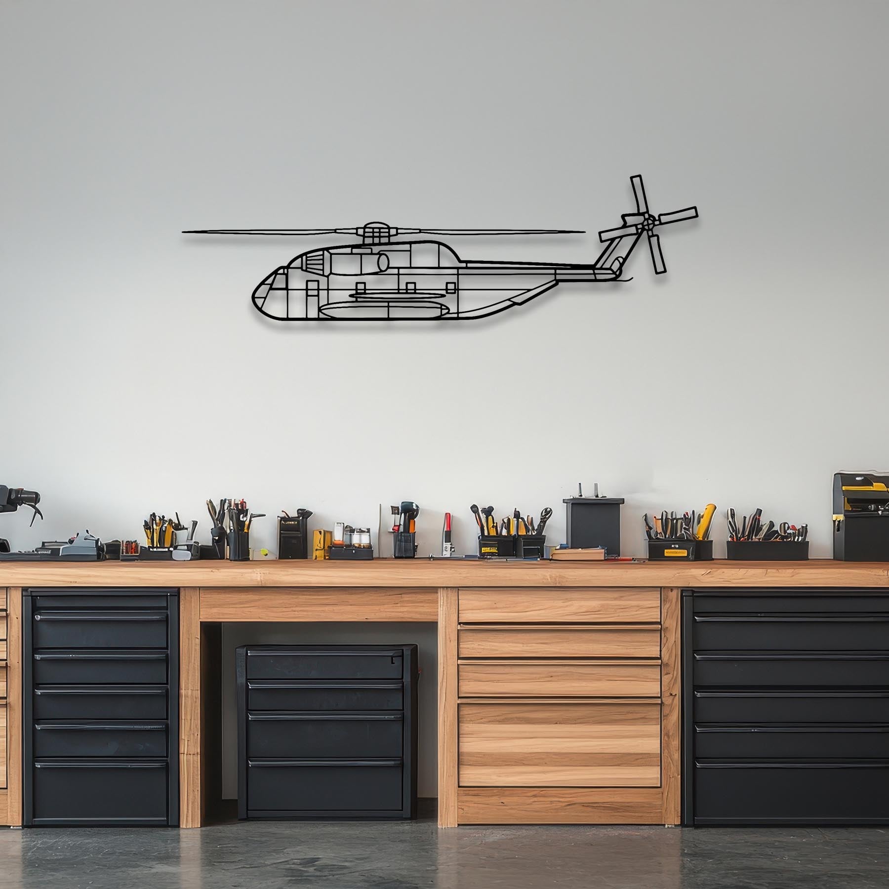 TBM 850 Metal Aircraft Wall Art - NCP0142
