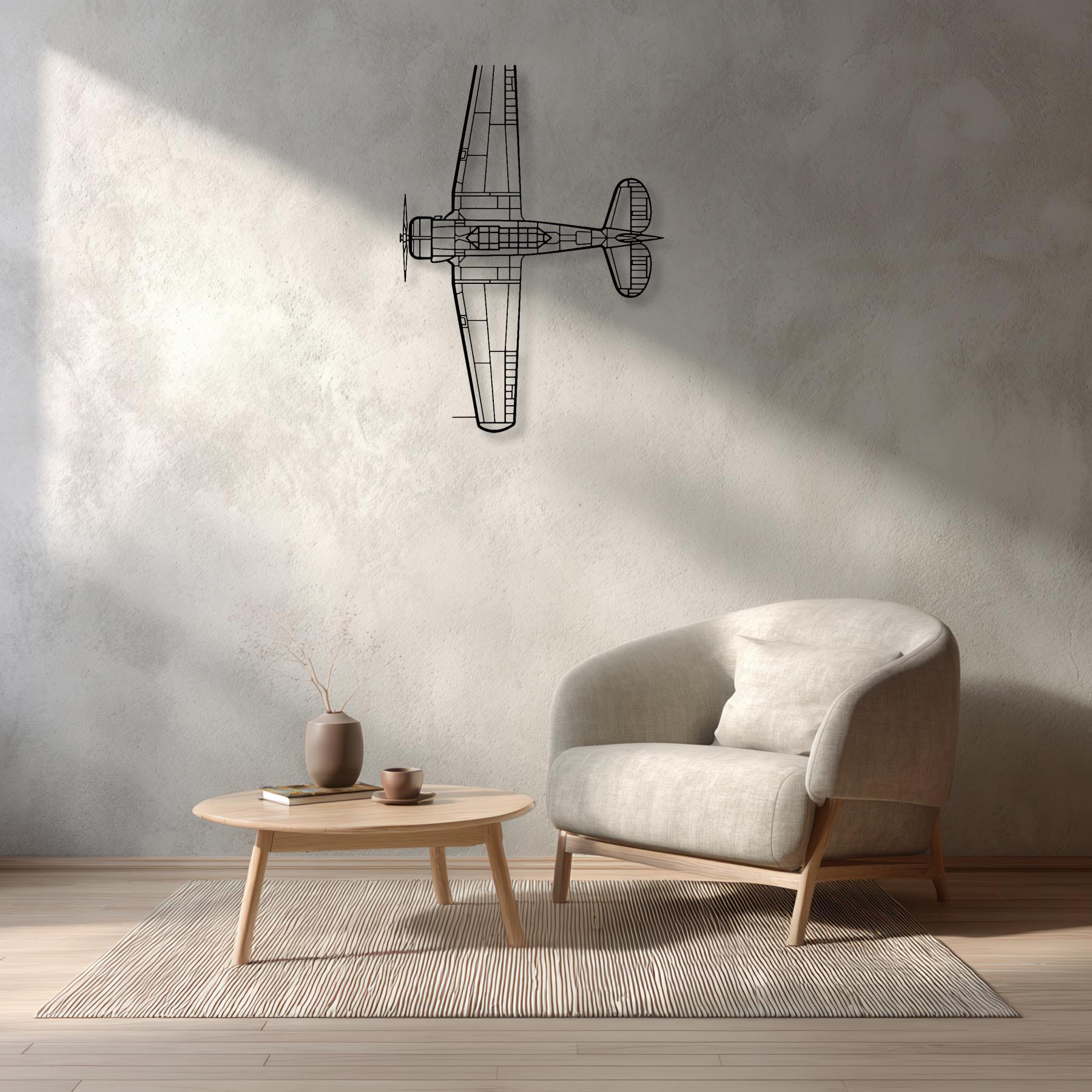 TP-40N Warhawk Metal Aircraft Wall Art - NCP0449