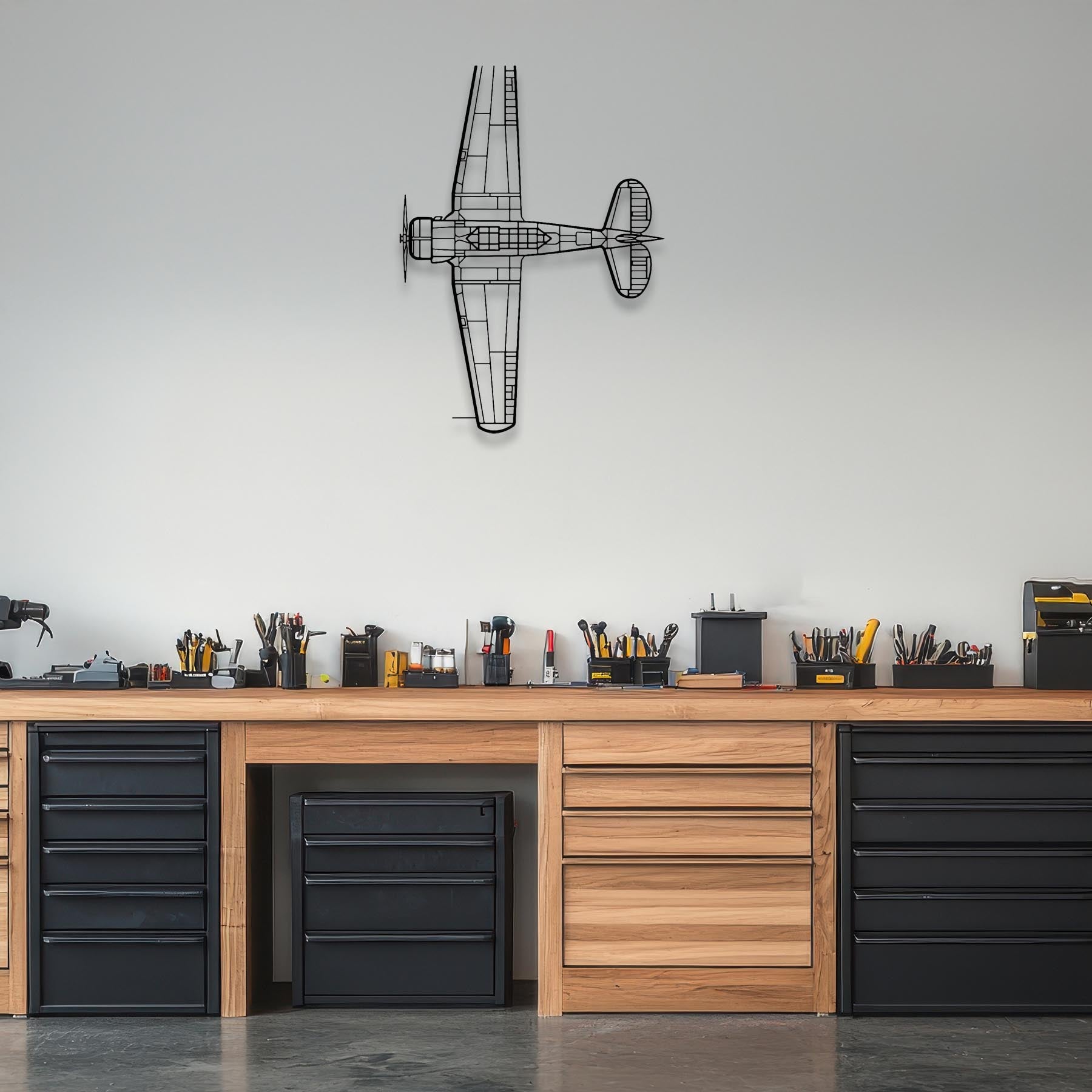 TP-40N Warhawk Metal Aircraft Wall Art - NCP0449