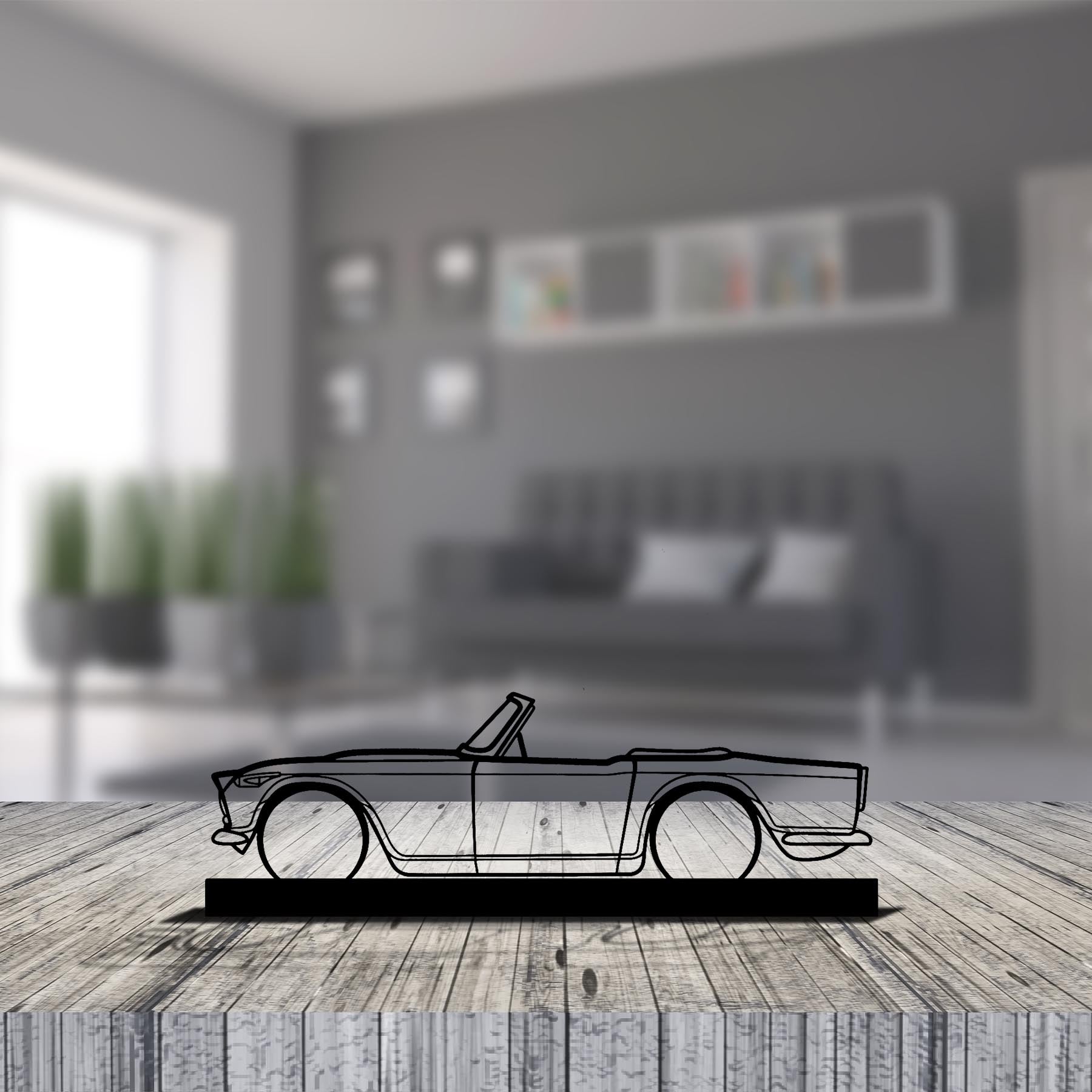 TR4A IRS Silhouette Metal Art Stand