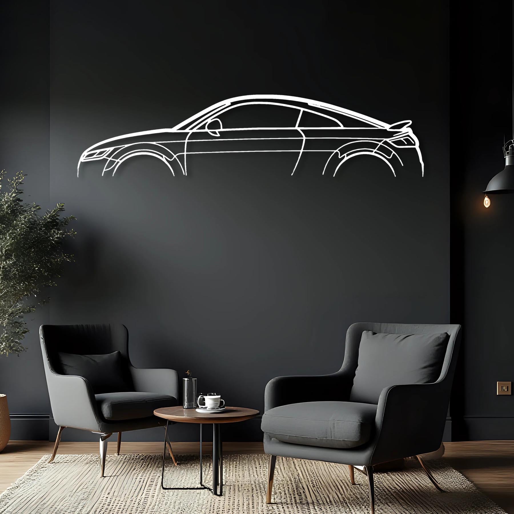TT MK3 Classic Metal Silhouette Wall Art