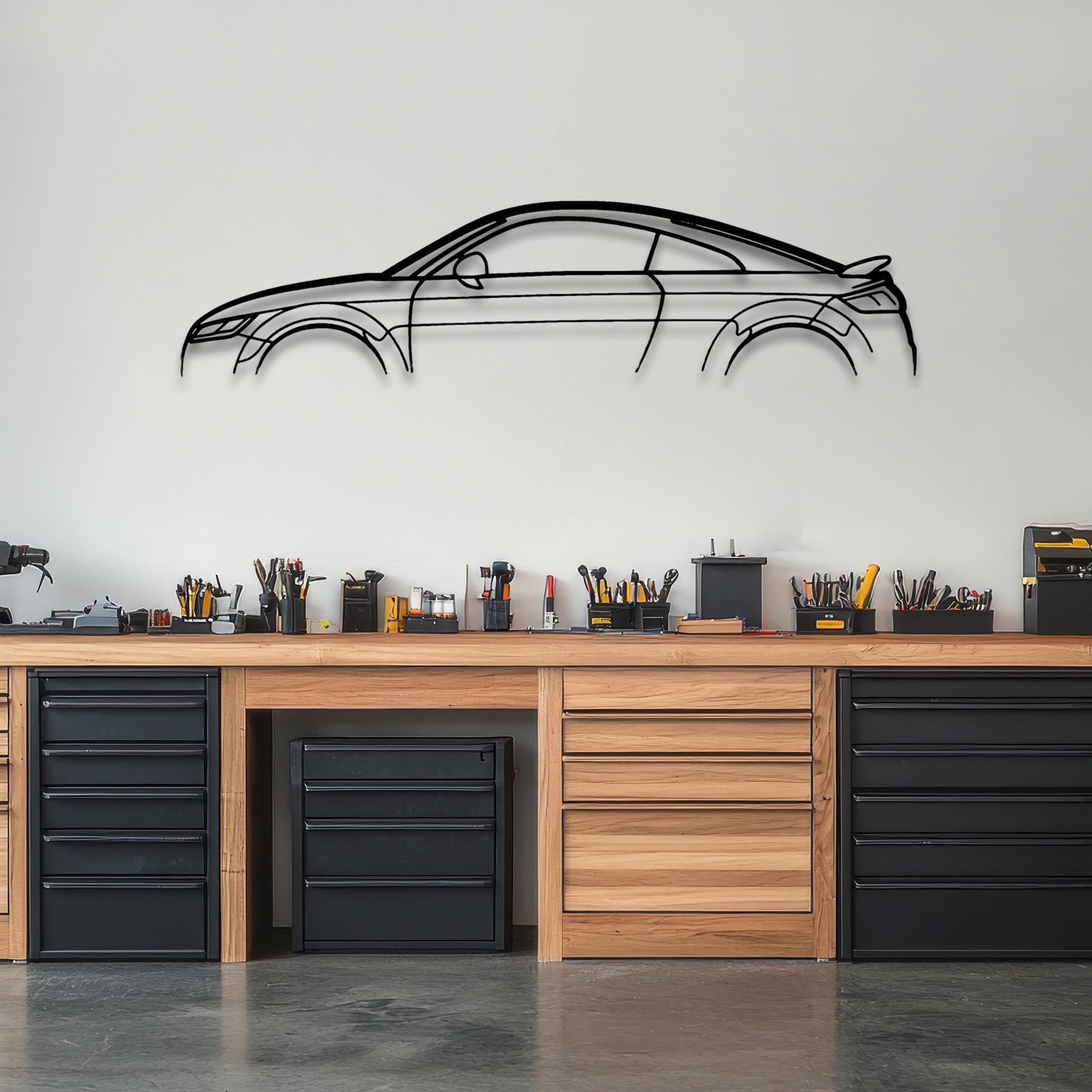 TT MK3 Classic Metal Silhouette Wall Art