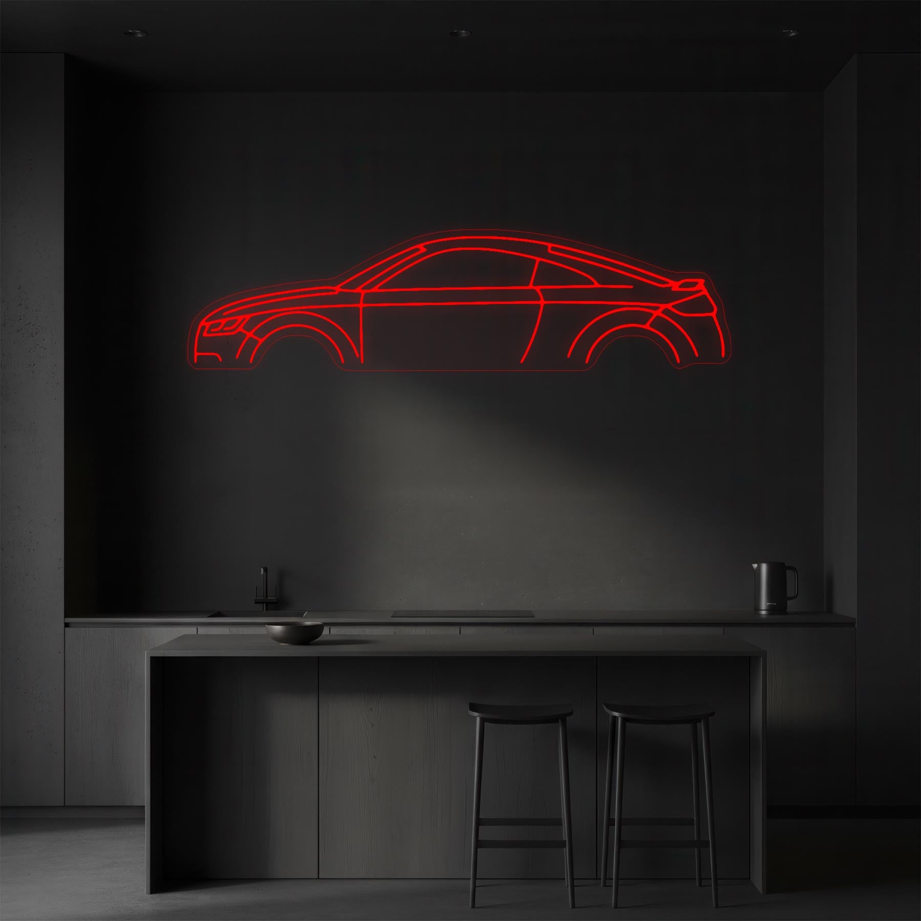 TT RS 2020 Neon Silhouette