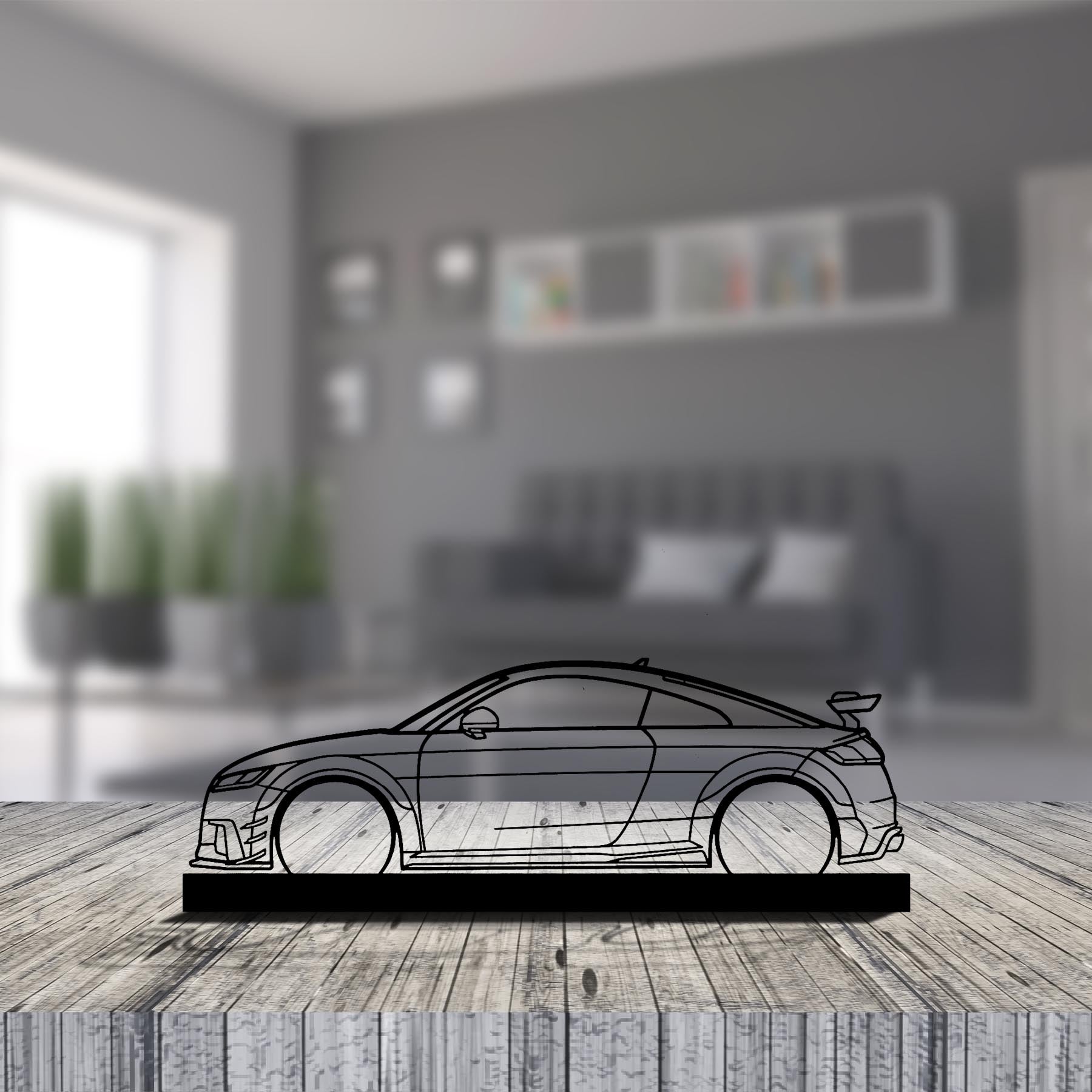 TT RS 8S 2017 Silhouette Metal Art Stand