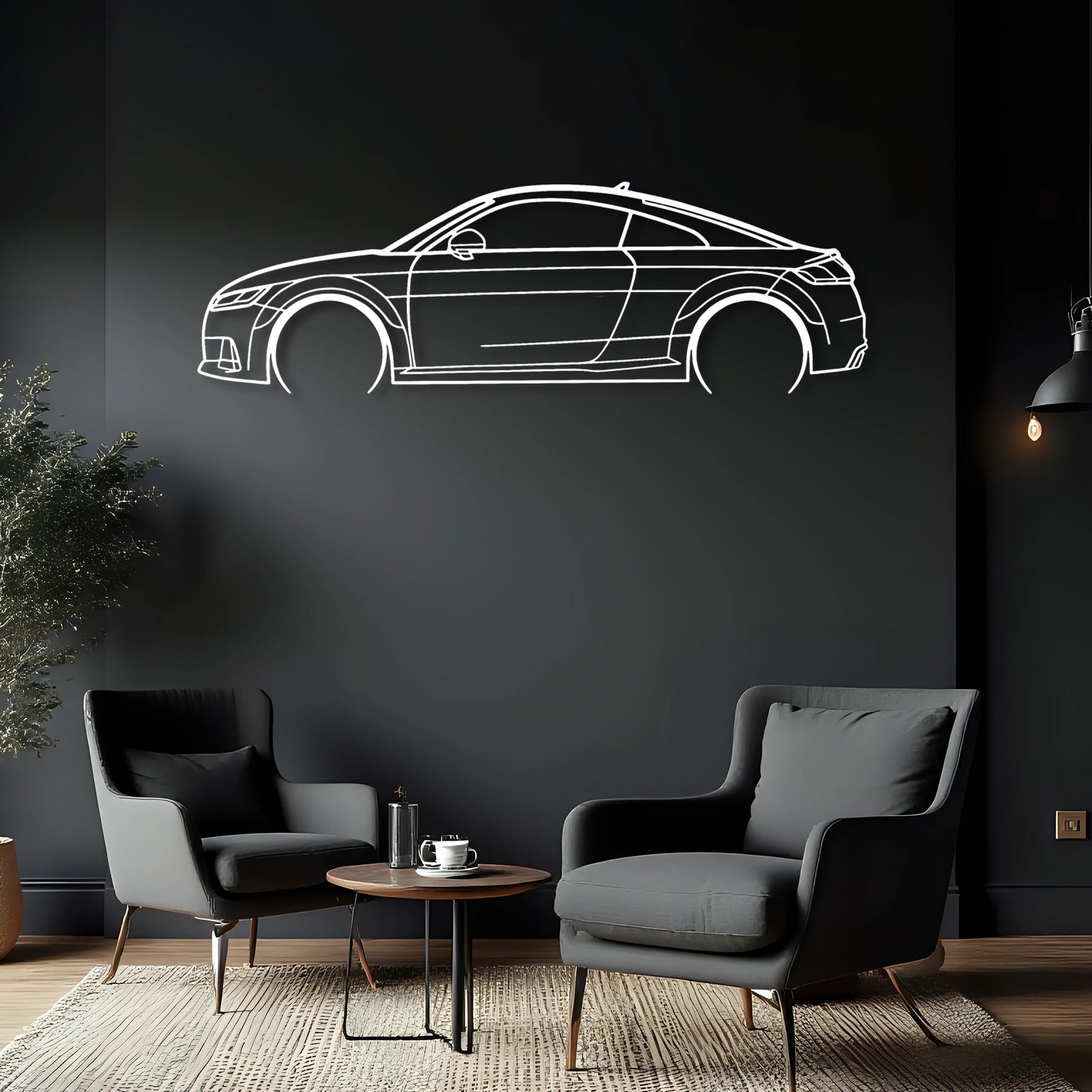 TTs 8s Detailed Silhouette Metal Wall Art
