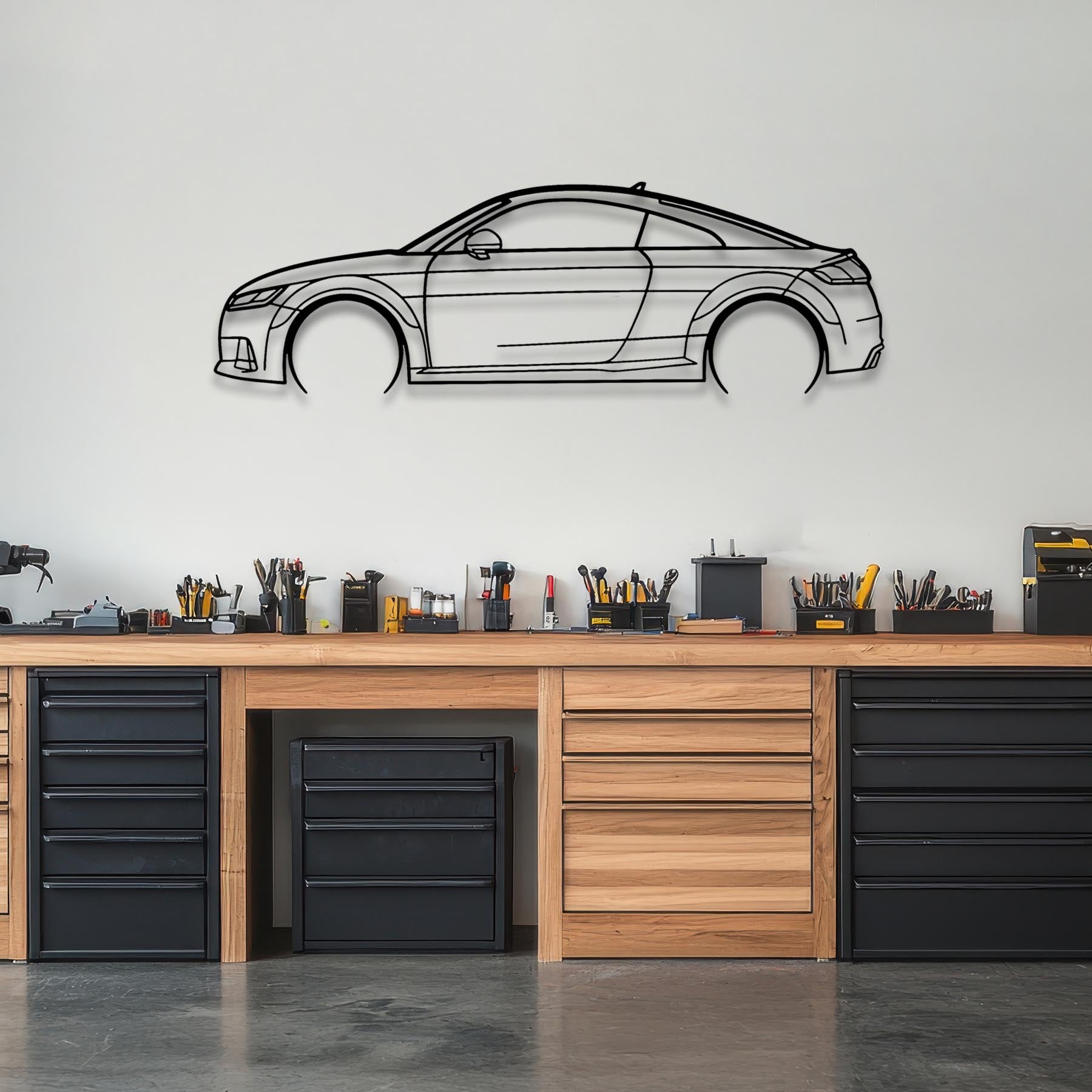 TTs 8s Detailed Silhouette Metal Wall Art