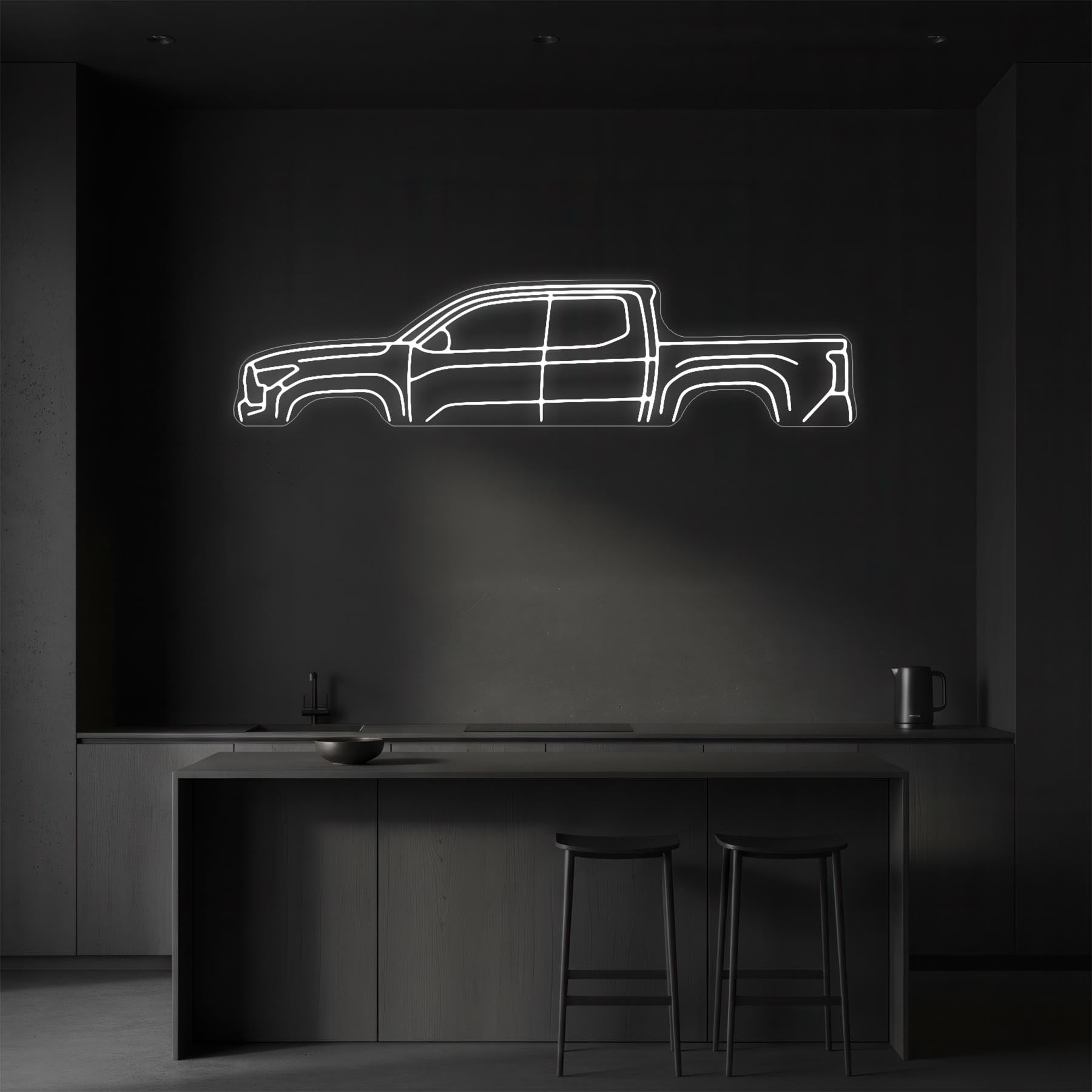 Tacoma TRD 2024 Neon Silhouette