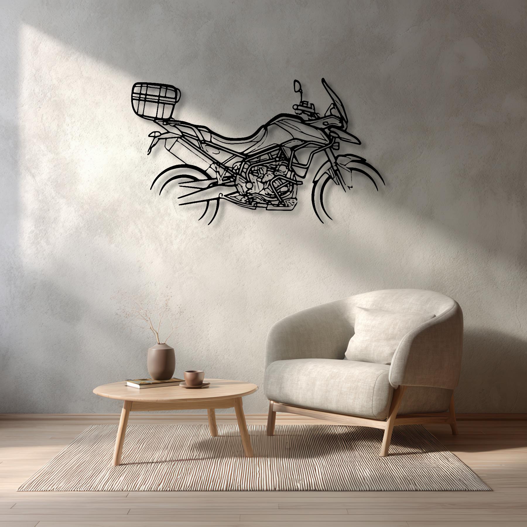 Tiger 900 2021 Silhouette Metal Wall Art