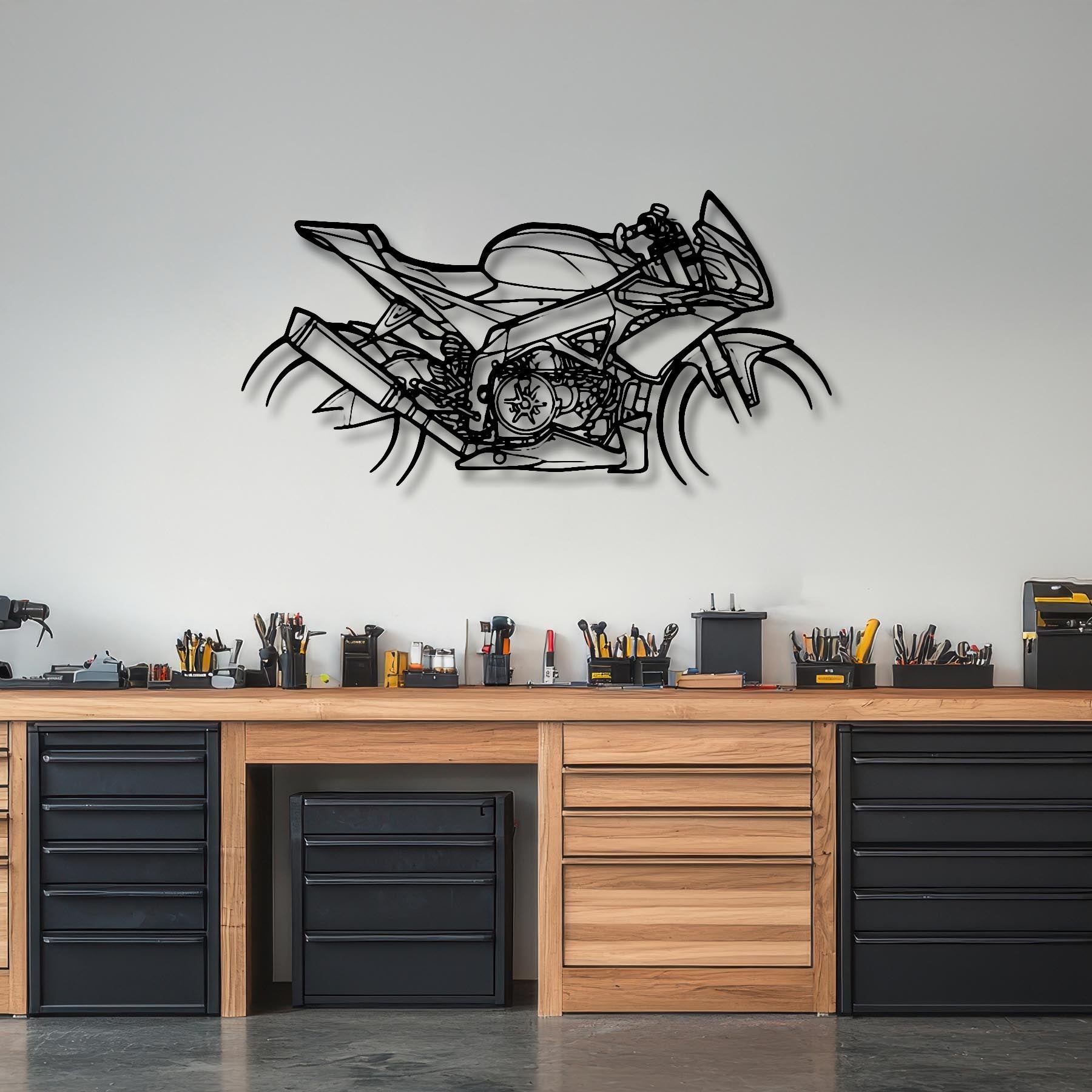 Tuono 1100 2017 Silhouette Metal Wall Art