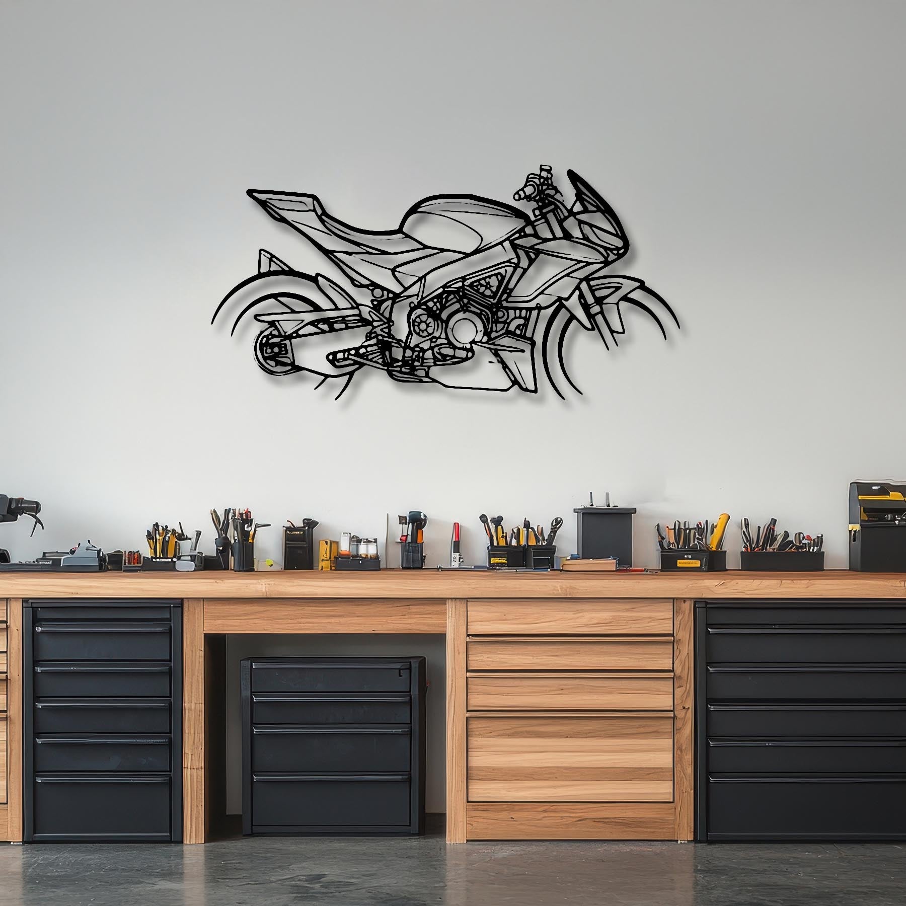 Tuono 2021 Silhouette Metal Wall Art