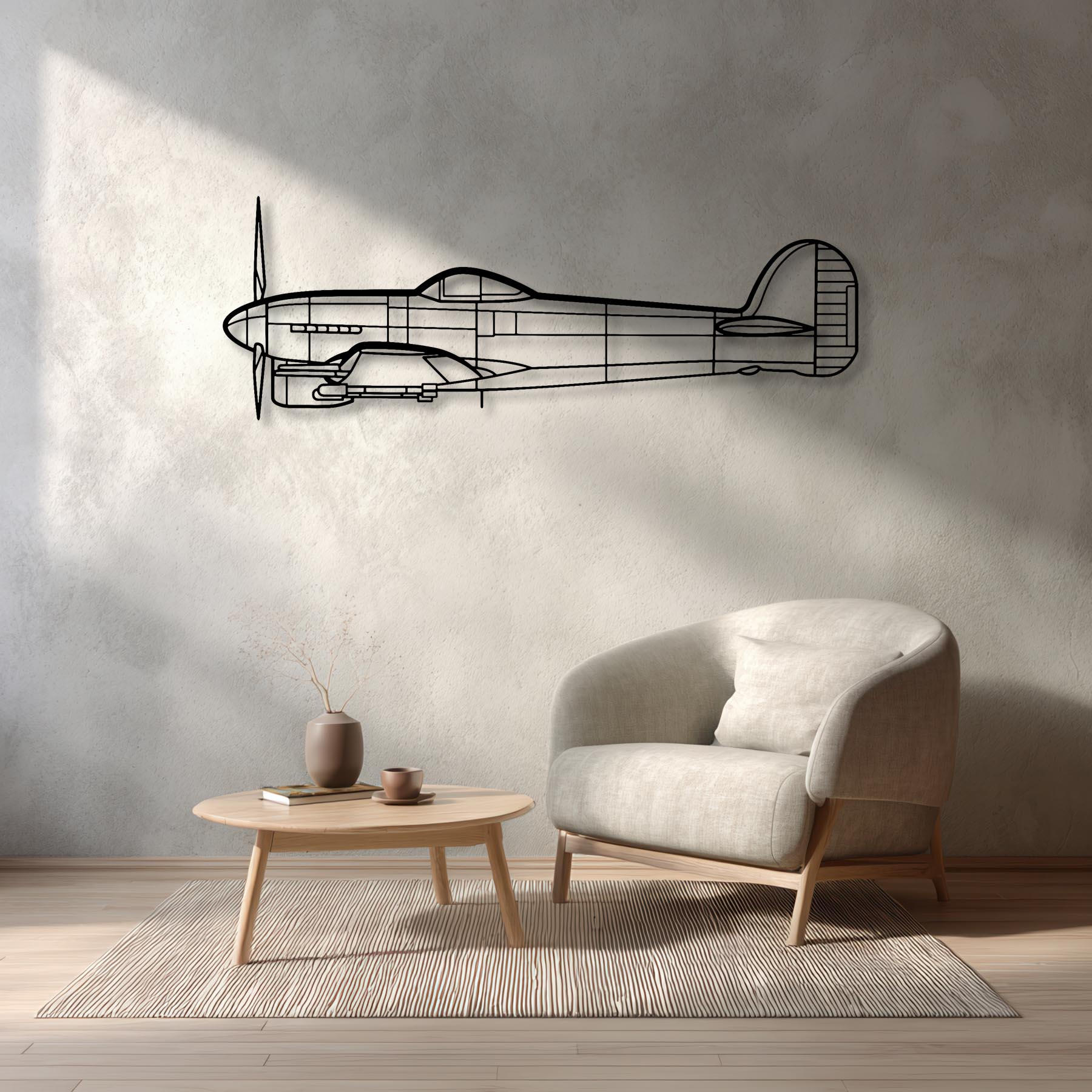 Typhoon Metal Aircraft Wall Art - NCP0450