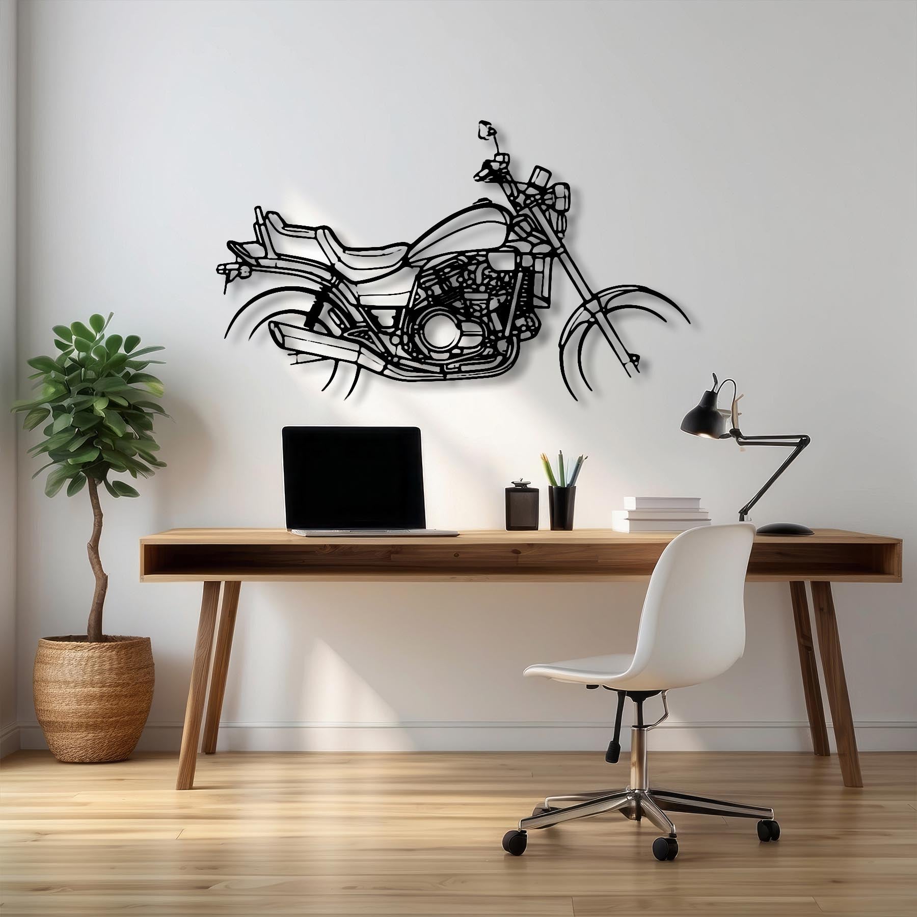 VF1100C 1984 Silhouette Metal Wall Art