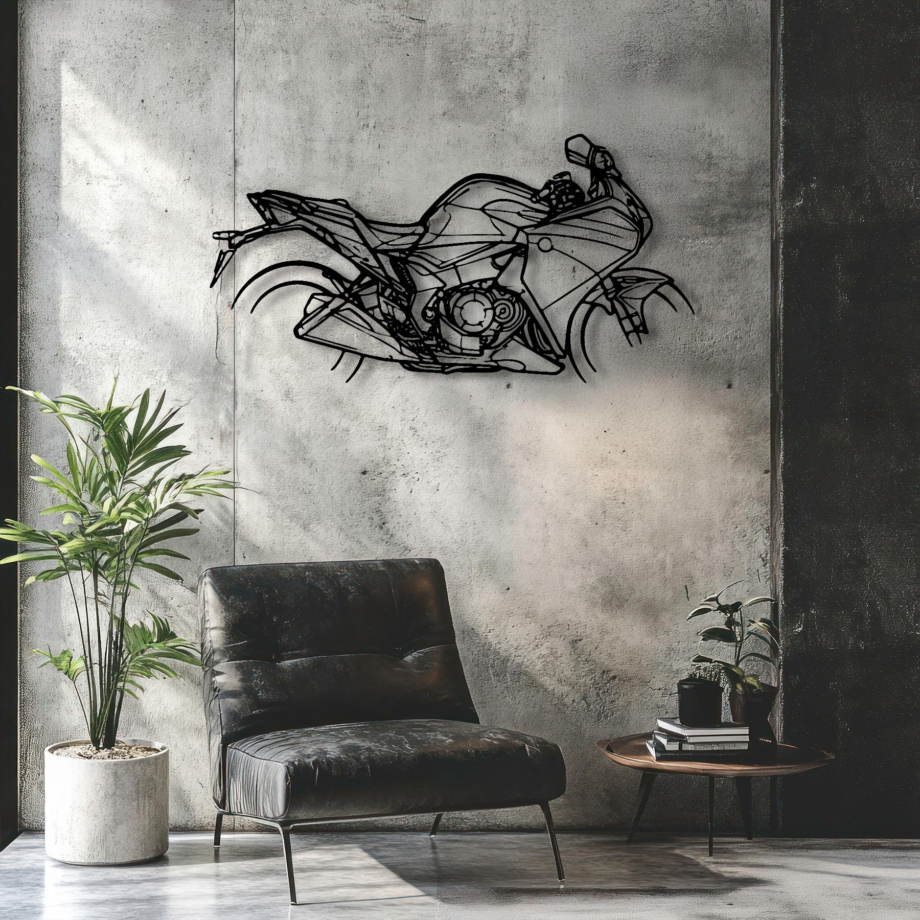 VFR 1200F 2012 Silhouette Metal Wall Art