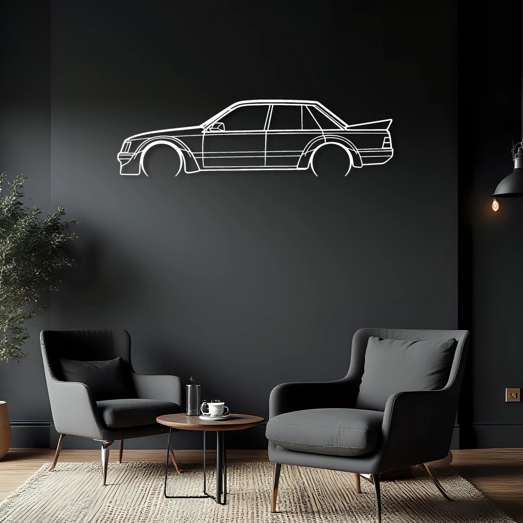 VK Big Banger Detailed Silhouette Metal Wall Art