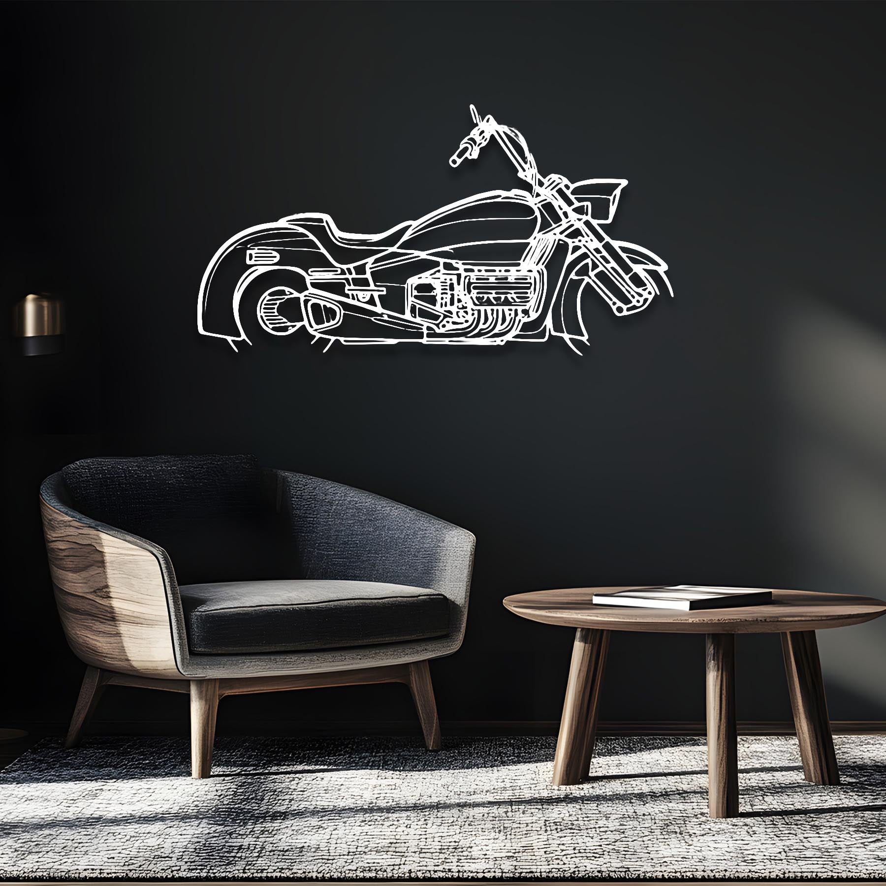 Valkyrie Rune 2004 Silhouette Metal Wall Art