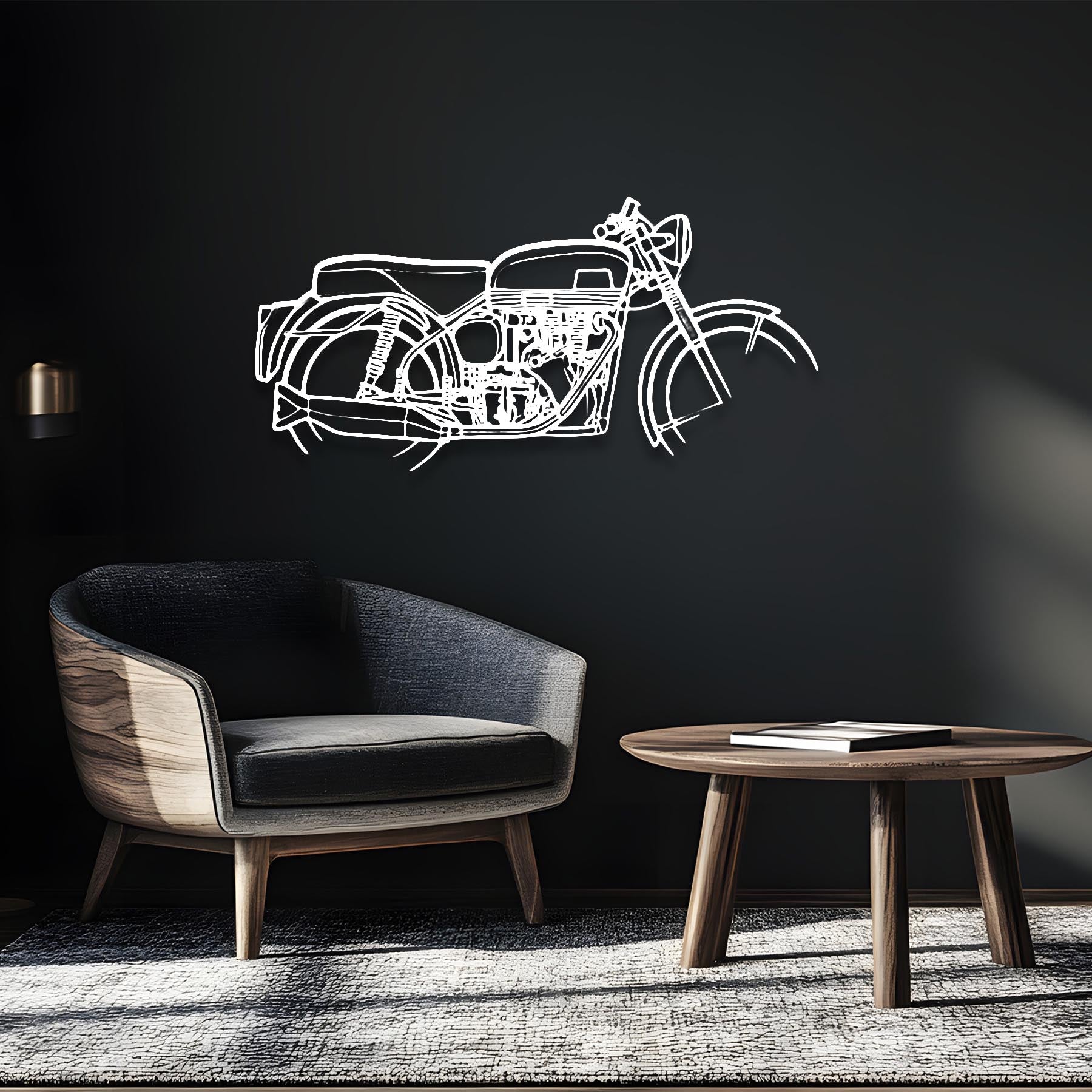 Venom 1969 Silhouette Metal Wall Art