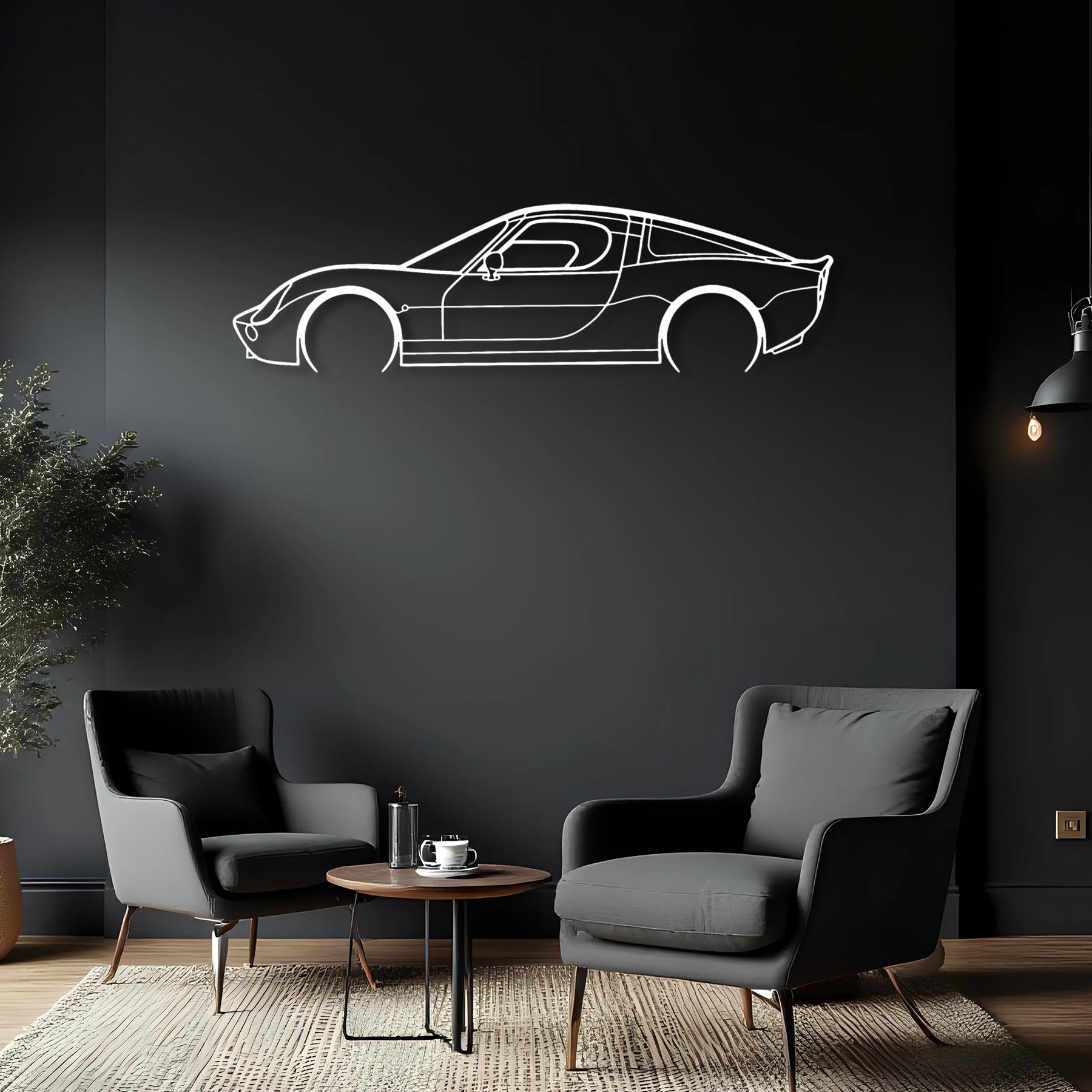 Vertige Detailed Silhouette Metal Wall Art