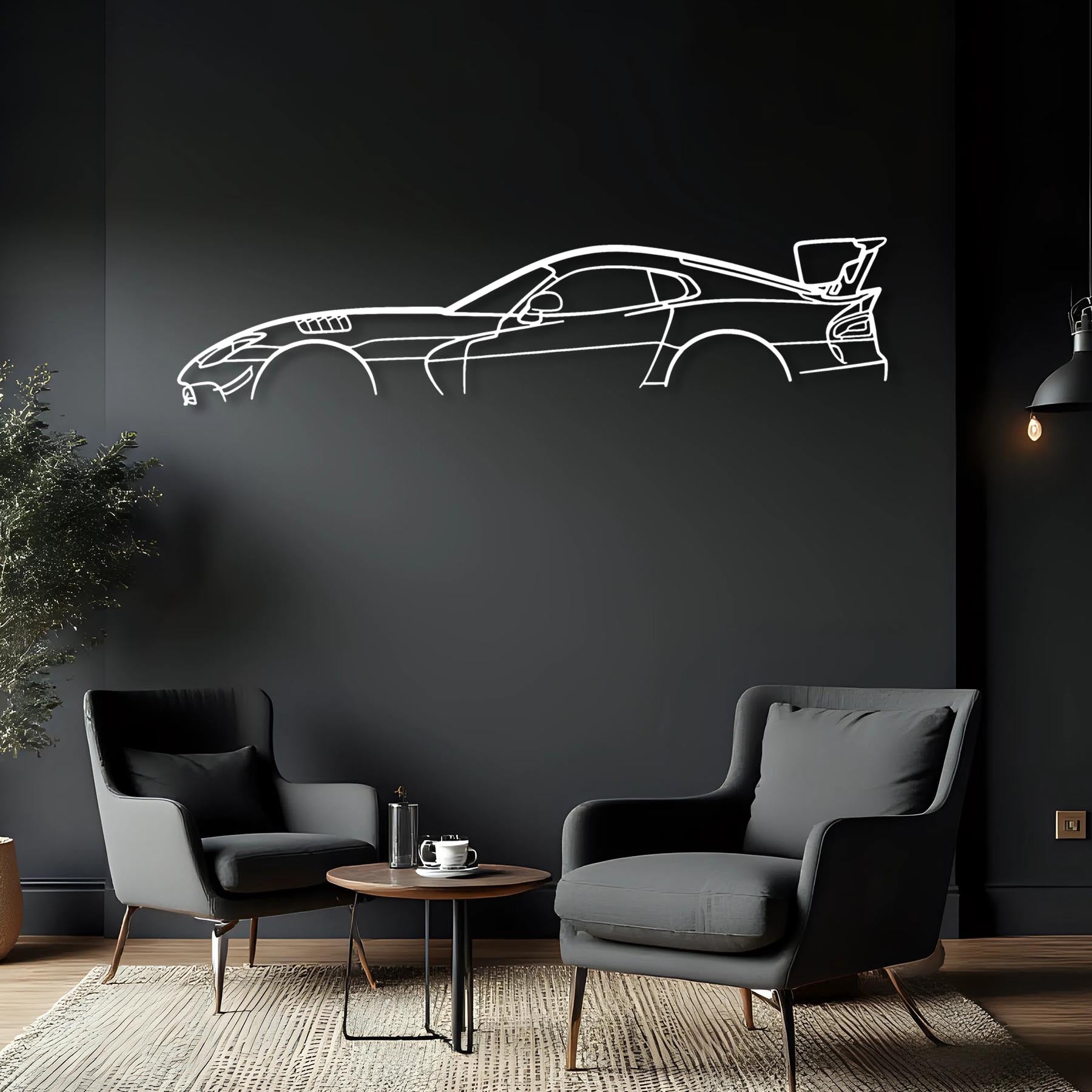 Viper ACR Gen 5 Classic Silhouette Metal Wall Art