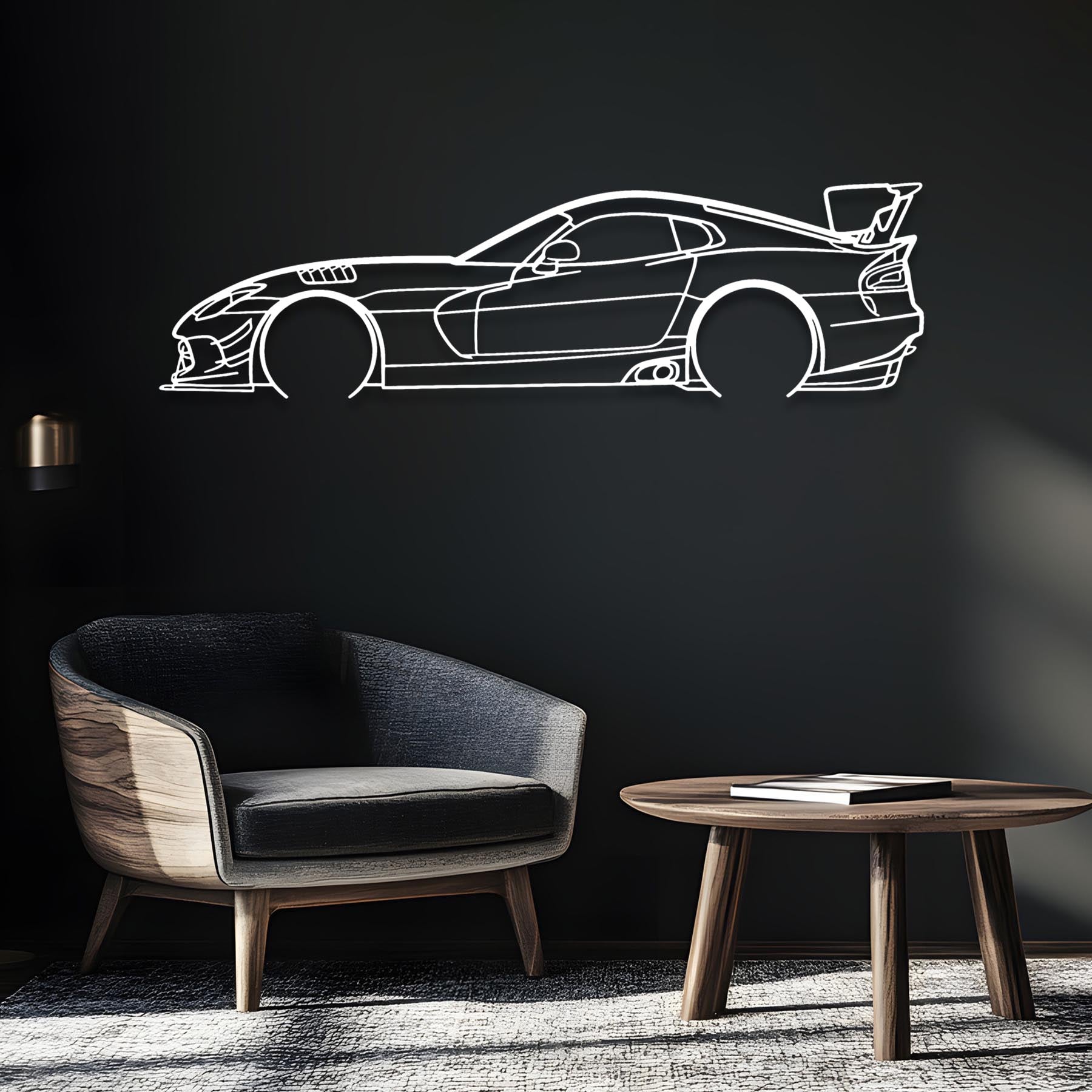 Viper ACR Gen 5 Detailed Silhouette Metal Wall Art