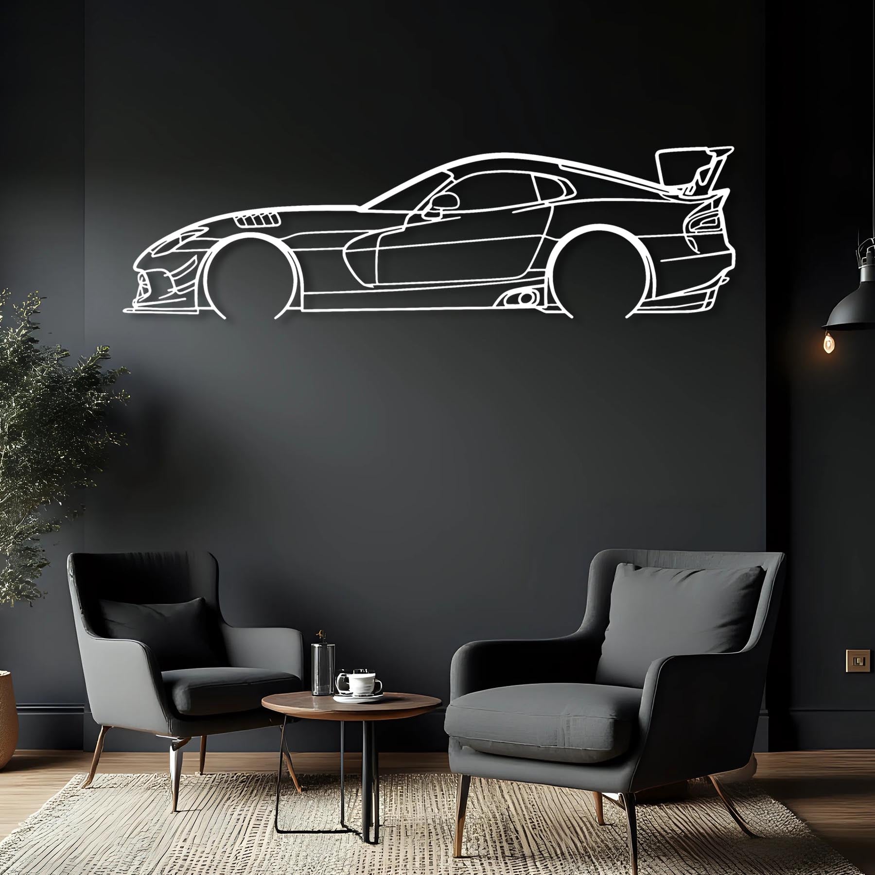 Viper ACR Gen 5 Detailed Silhouette Metal Wall Art