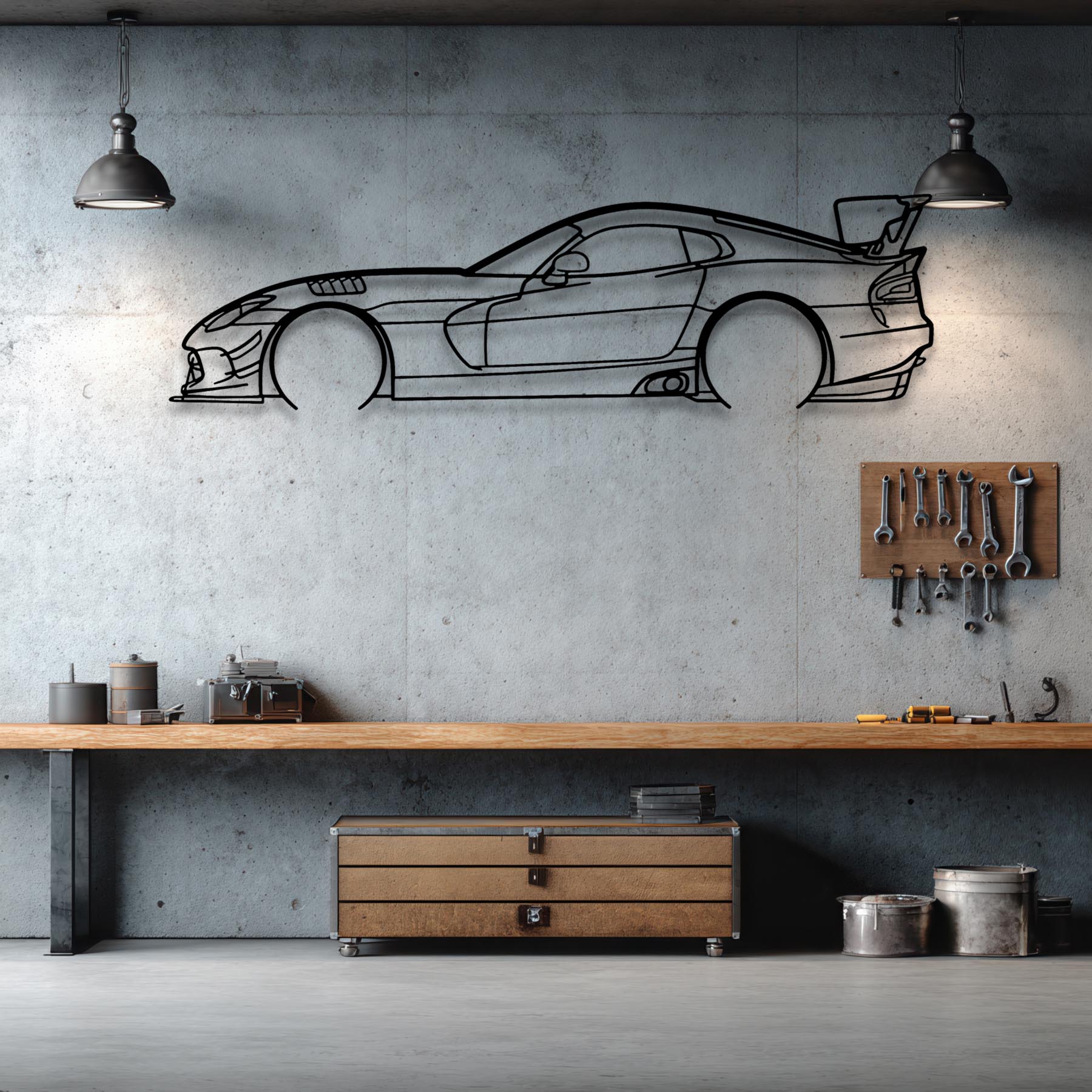 Viper ACR Gen 5 Detailed Silhouette Metal Wall Art