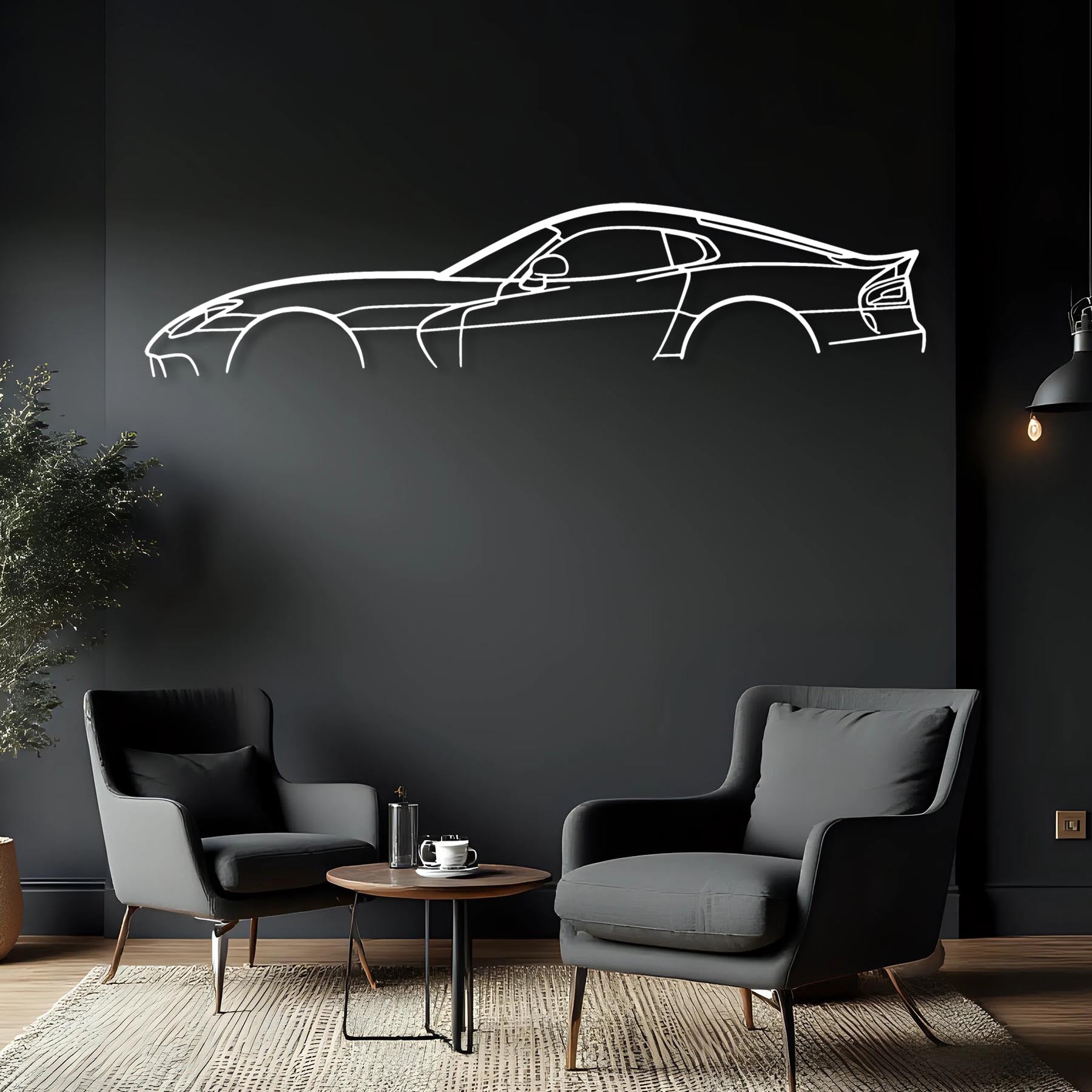 Viper Gen 5 Classic Silhouette Metal Wall Art